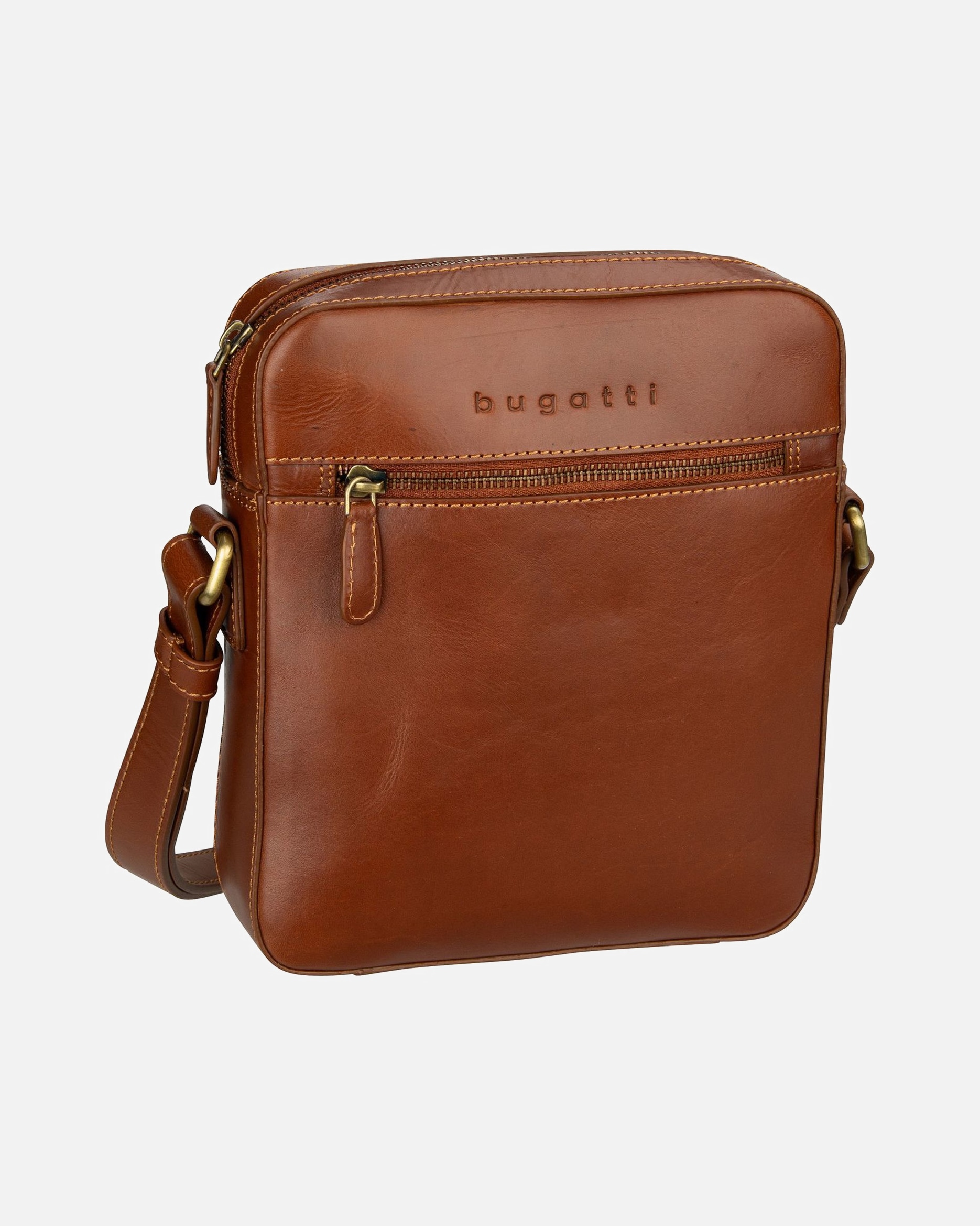 Rucksack für Männlich Bugatti Bodybag Remo Small I Cognac