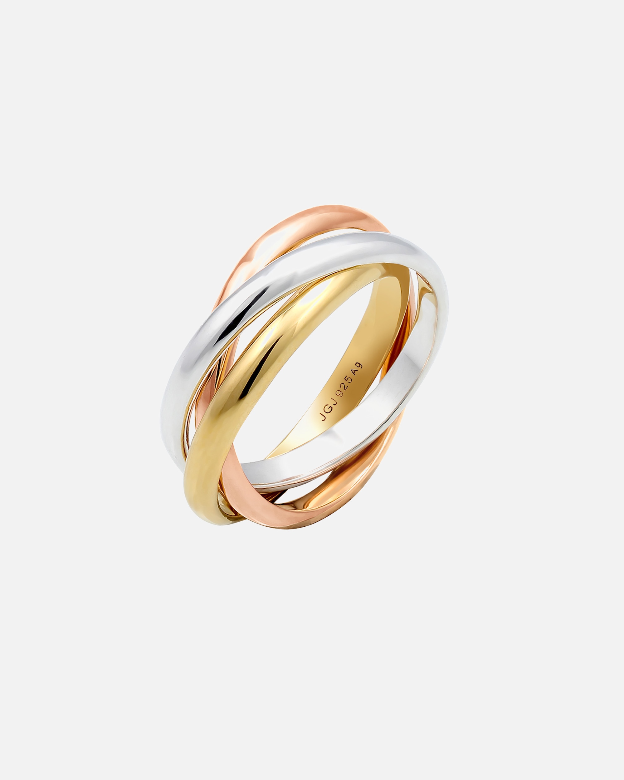 Ring für Weiblich Elli Basic Wickelring Klassisches Design 925 Silber 50