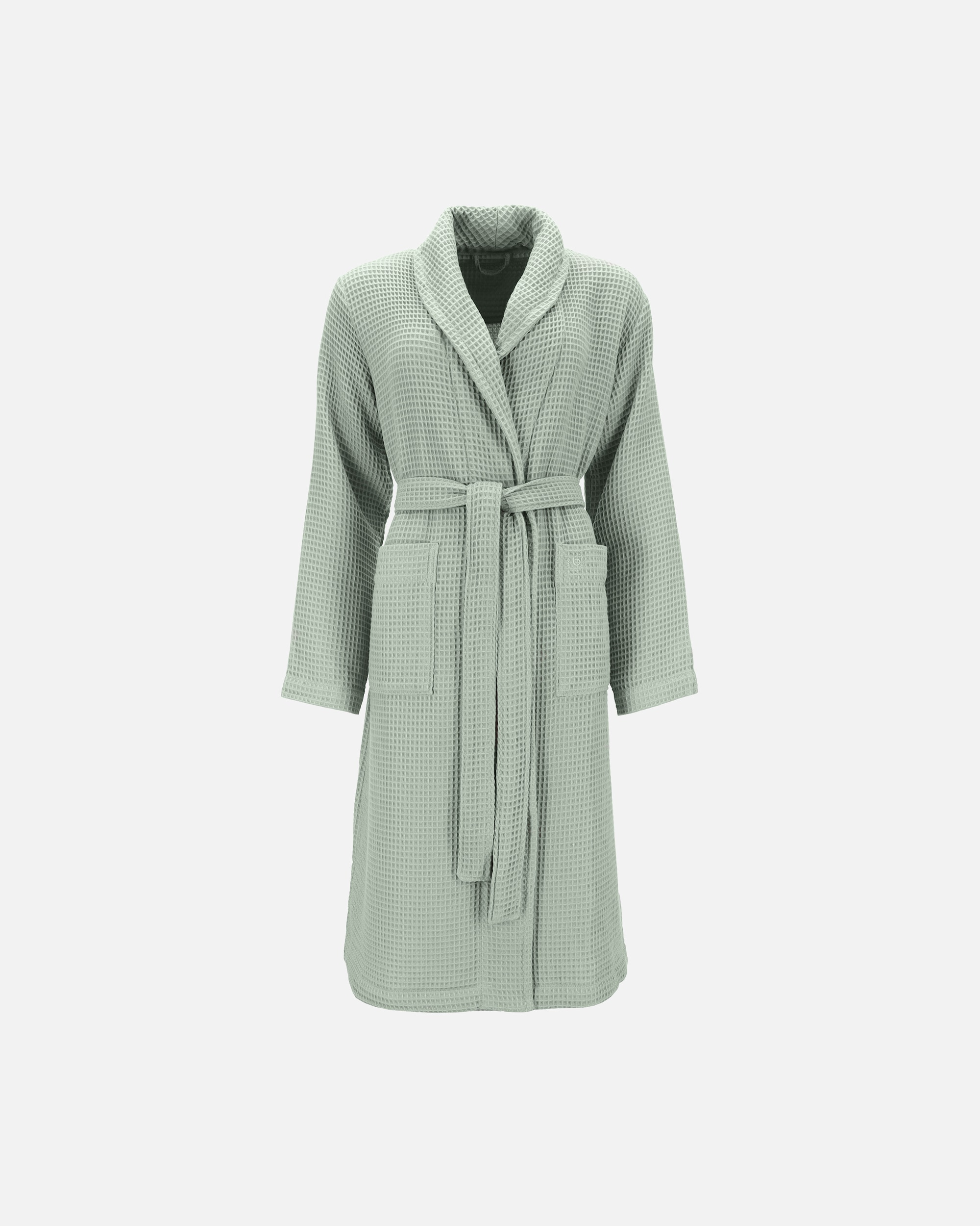 Bademantel für Unisex Bugatti Bugatti Bademäntel Damen Schalkragen Lorrella soft green - 5305 S