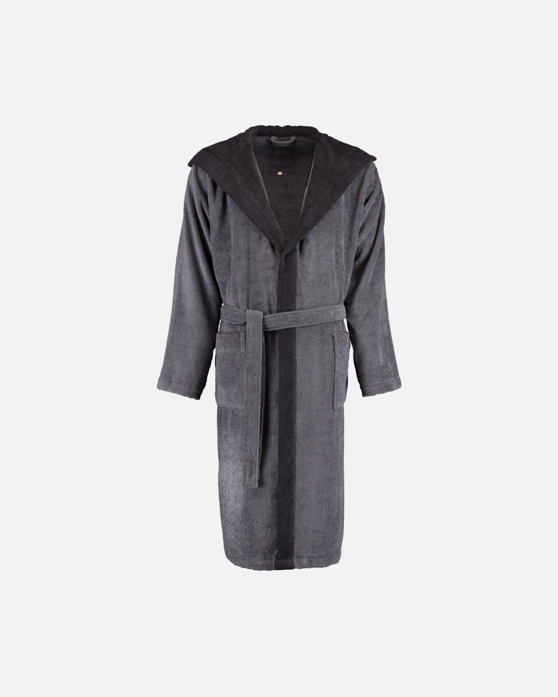 Bademantel für Männlich Bugatti Bugatti Bademäntel Herren Kapuze Stefano graphit - 766 L