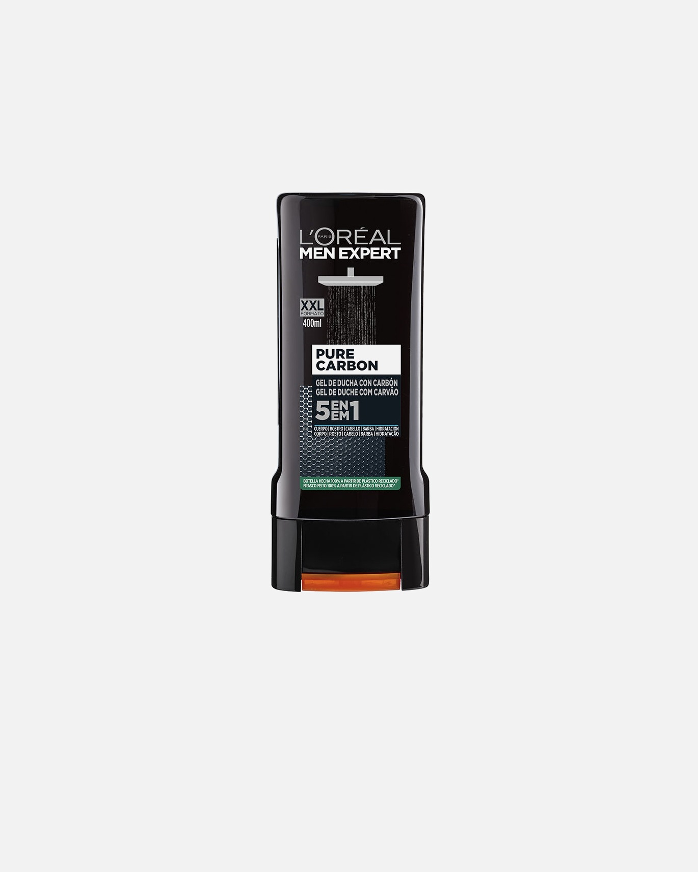 Duschgel für Männlich L´OrÉal Men Expert MEN EXPERT reines Carbon-Duschgel 5 in 1 400 ml