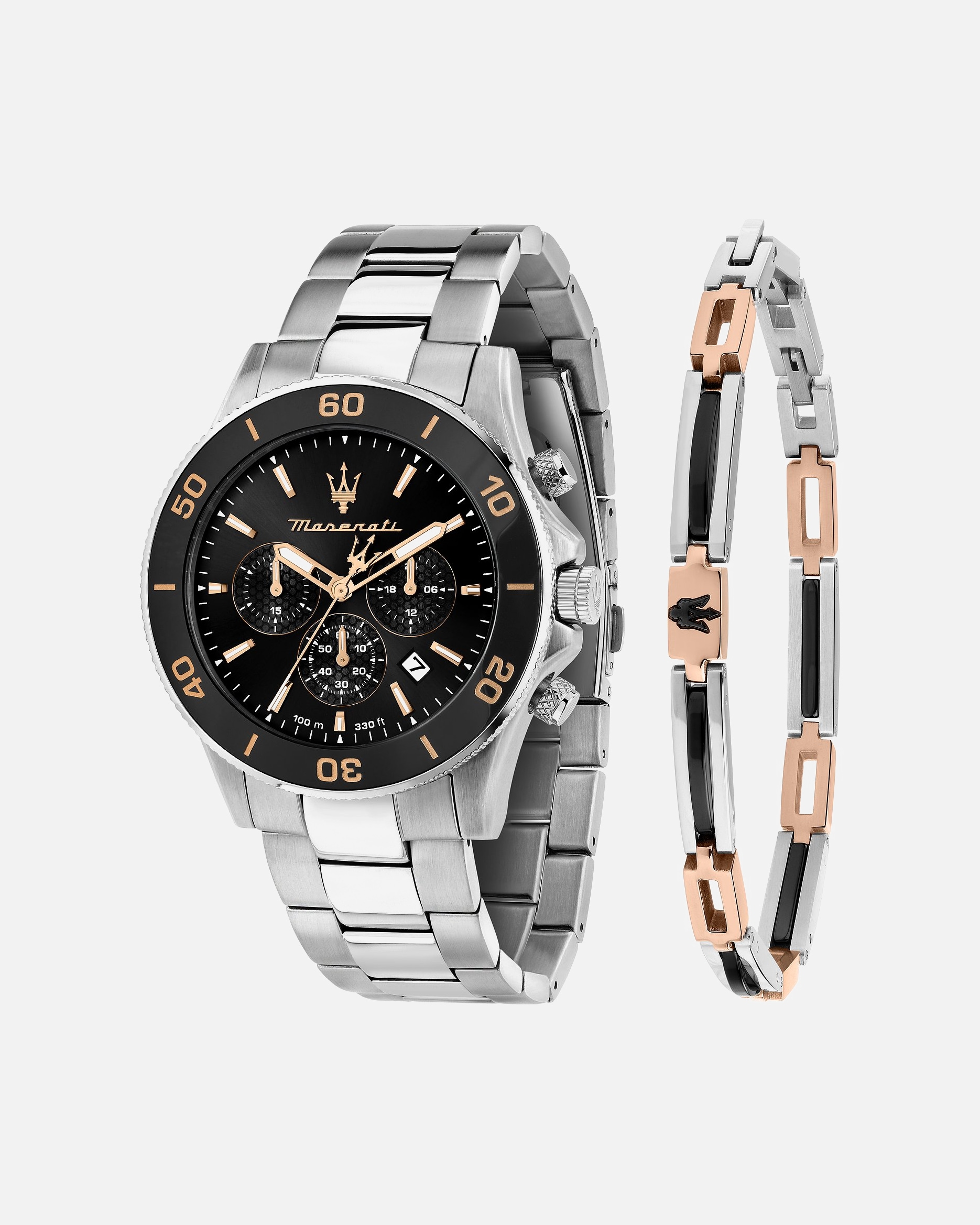 Uhr für Männlich Maserati Uhren-Set Edelstahl, Edelstahl One Size