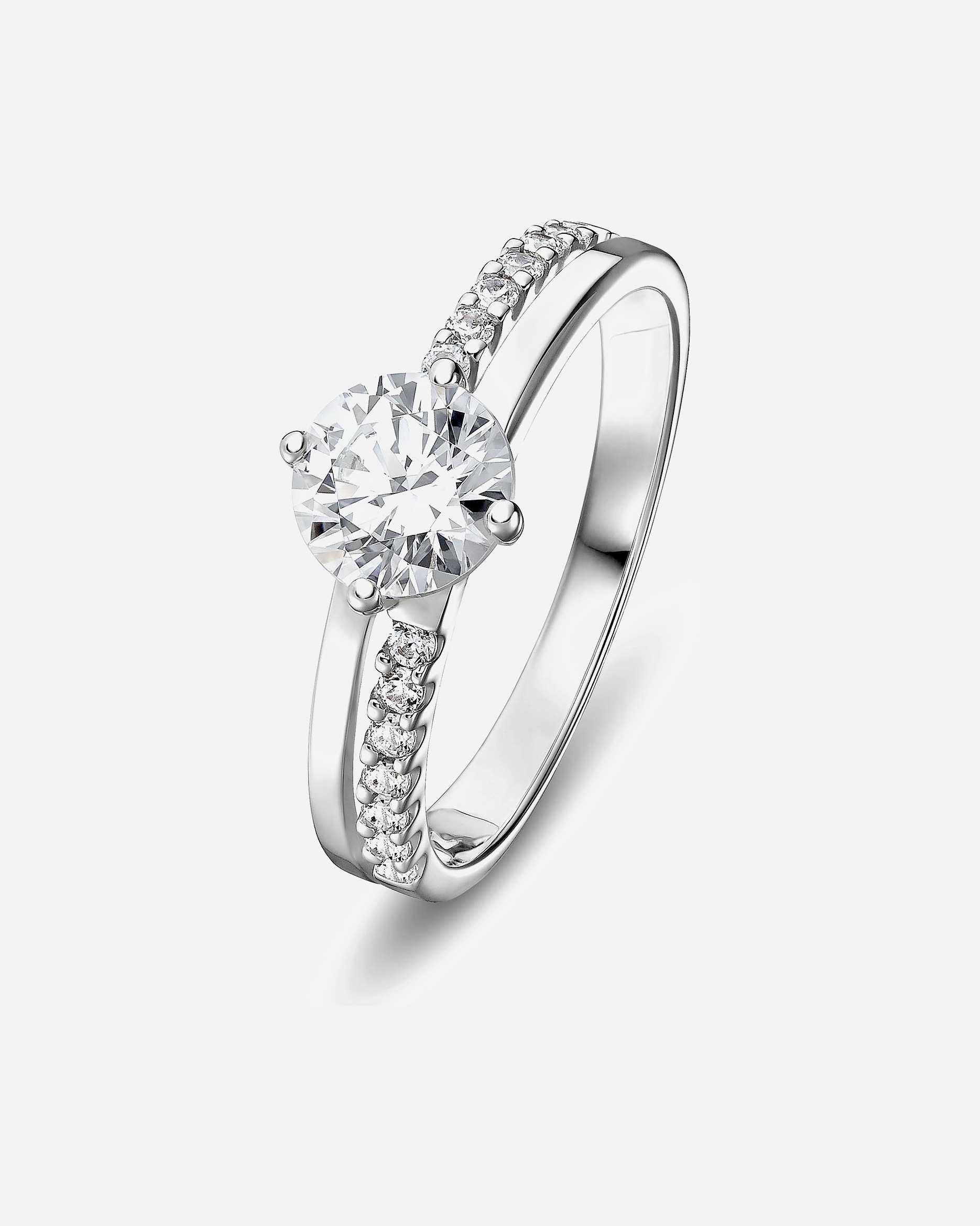 Ring für Weiblich CHRIST Damenring 375er Weißgold 50