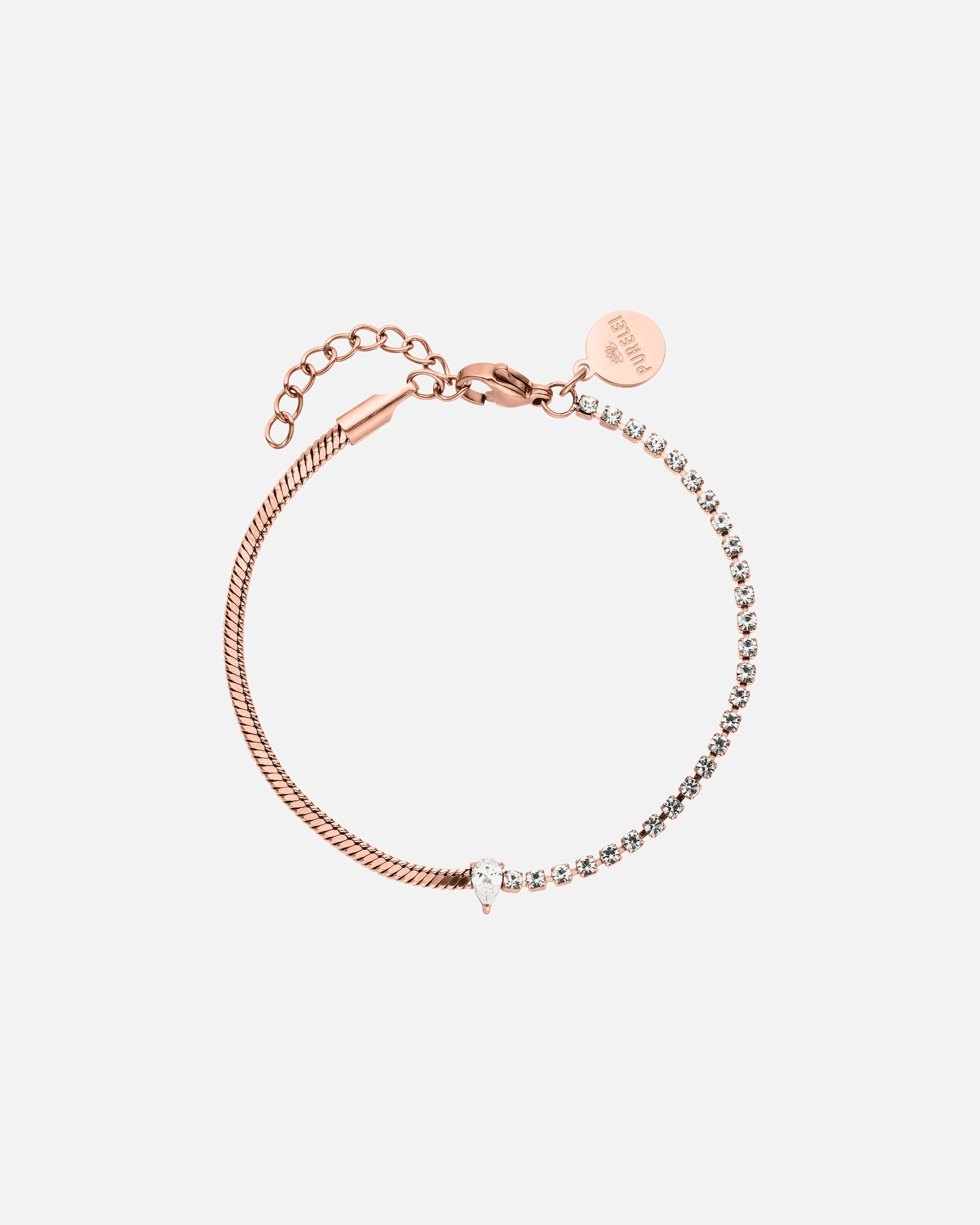 Armband für Weiblich Purelei Fusion Armband 100% Edelstahl Roségold