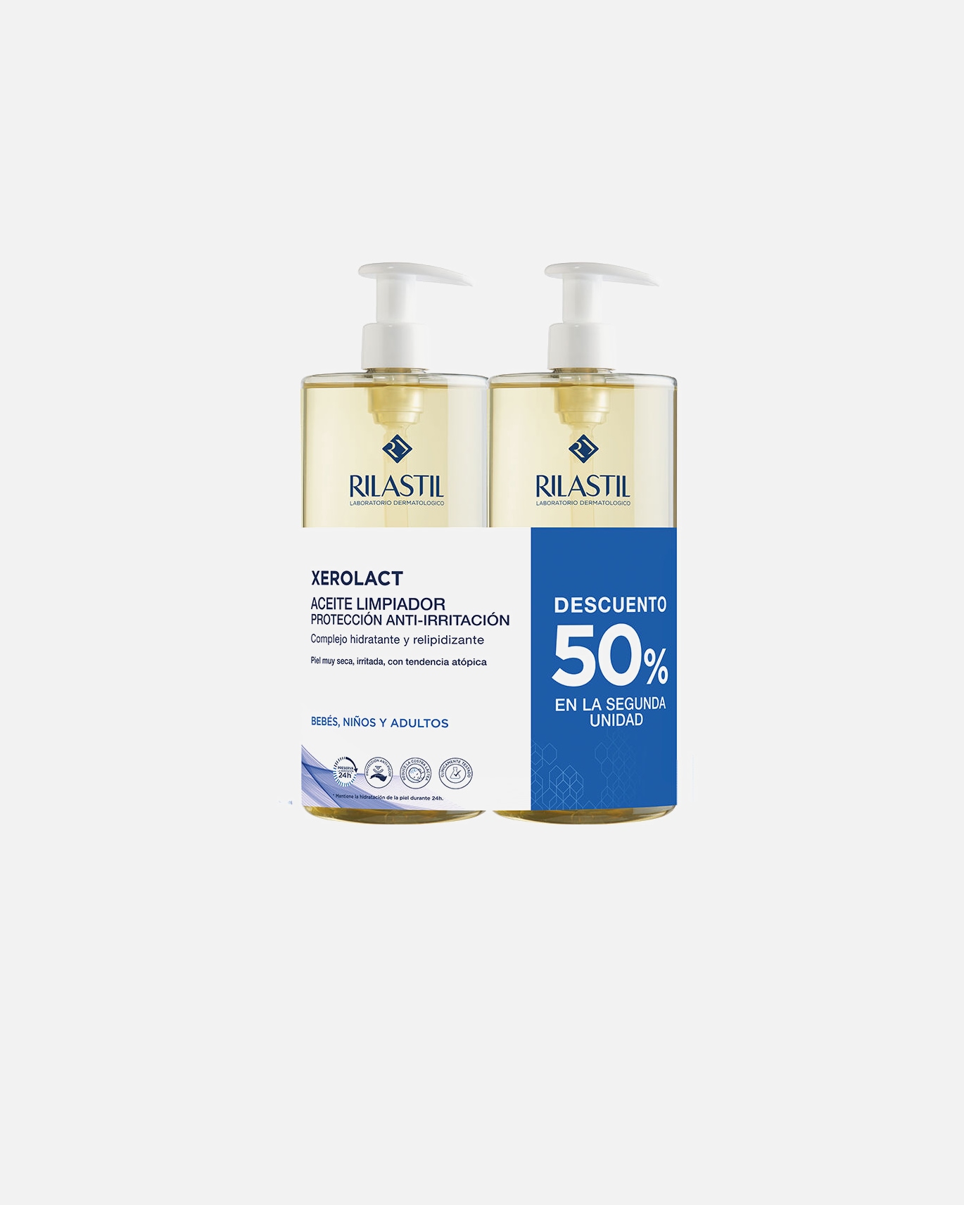 Duschöl für Unisex Rilastil XEROLACT-Reinigungsöl 1 Stück