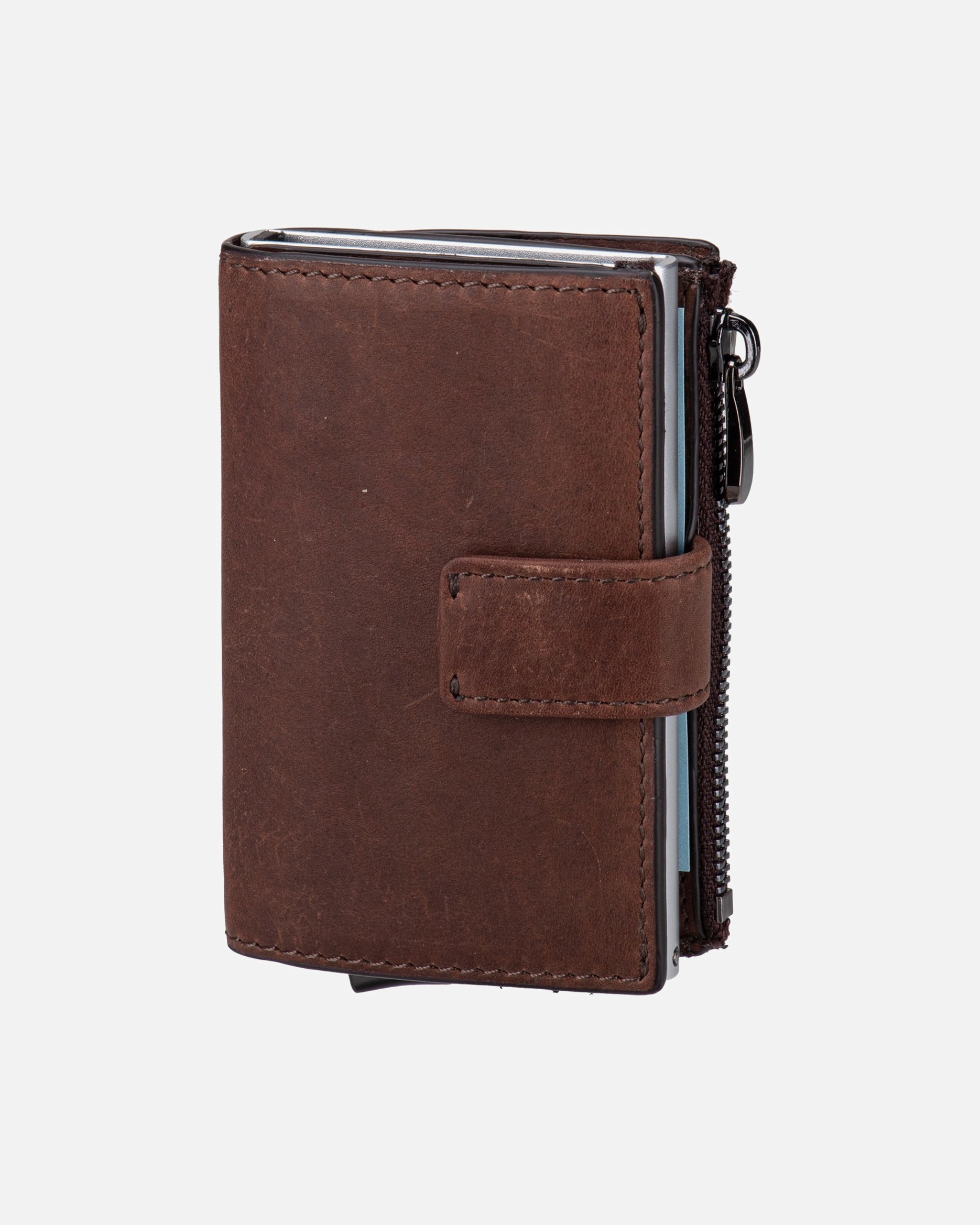 Portemonnaie für Unisex Strellson Geldbörse Camden C-Four E-Cage SV8 Dark Brown