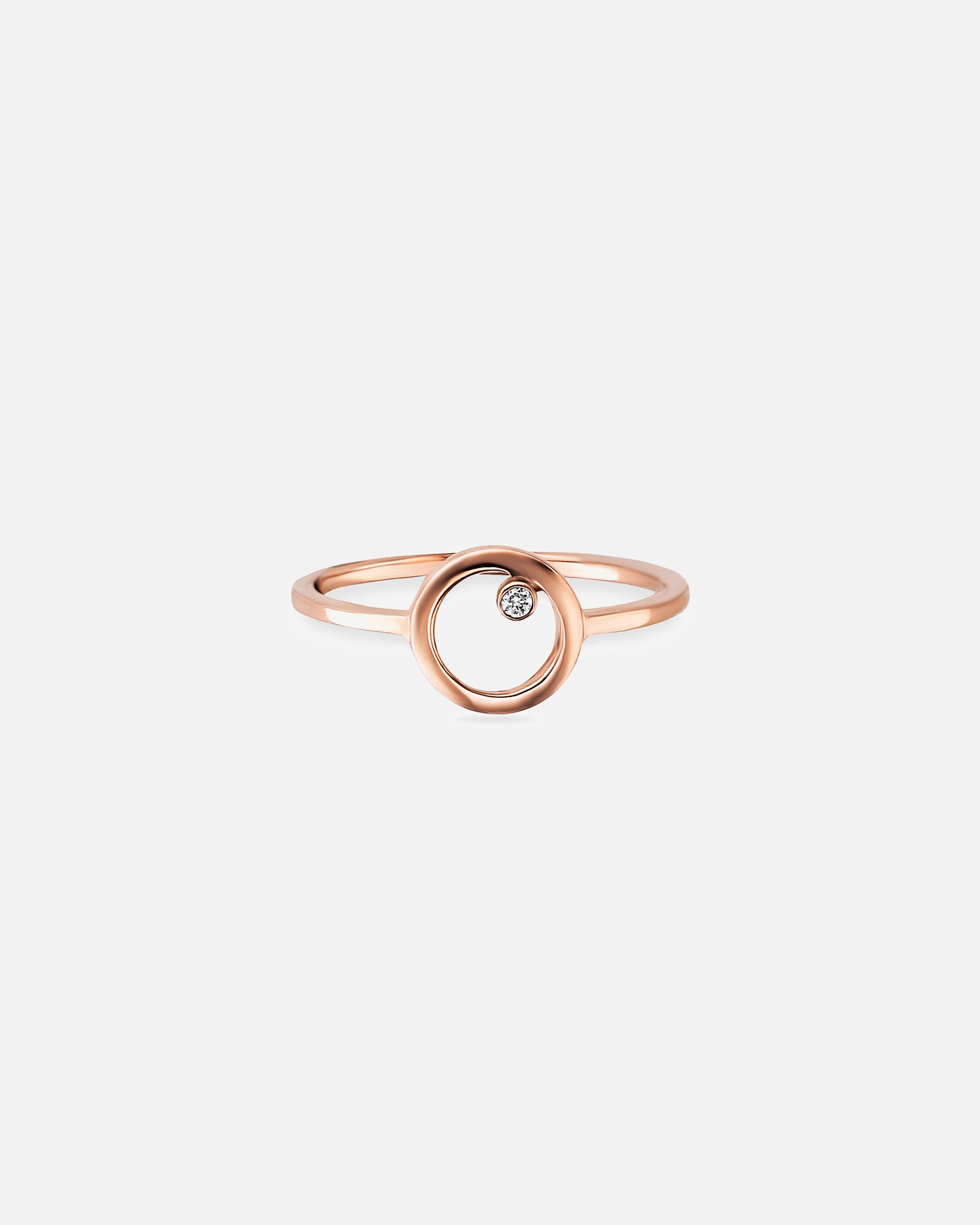 Ring für Weiblich caï Ring 925/- Sterling Silber Zirkonia weiß 052 (16,6)