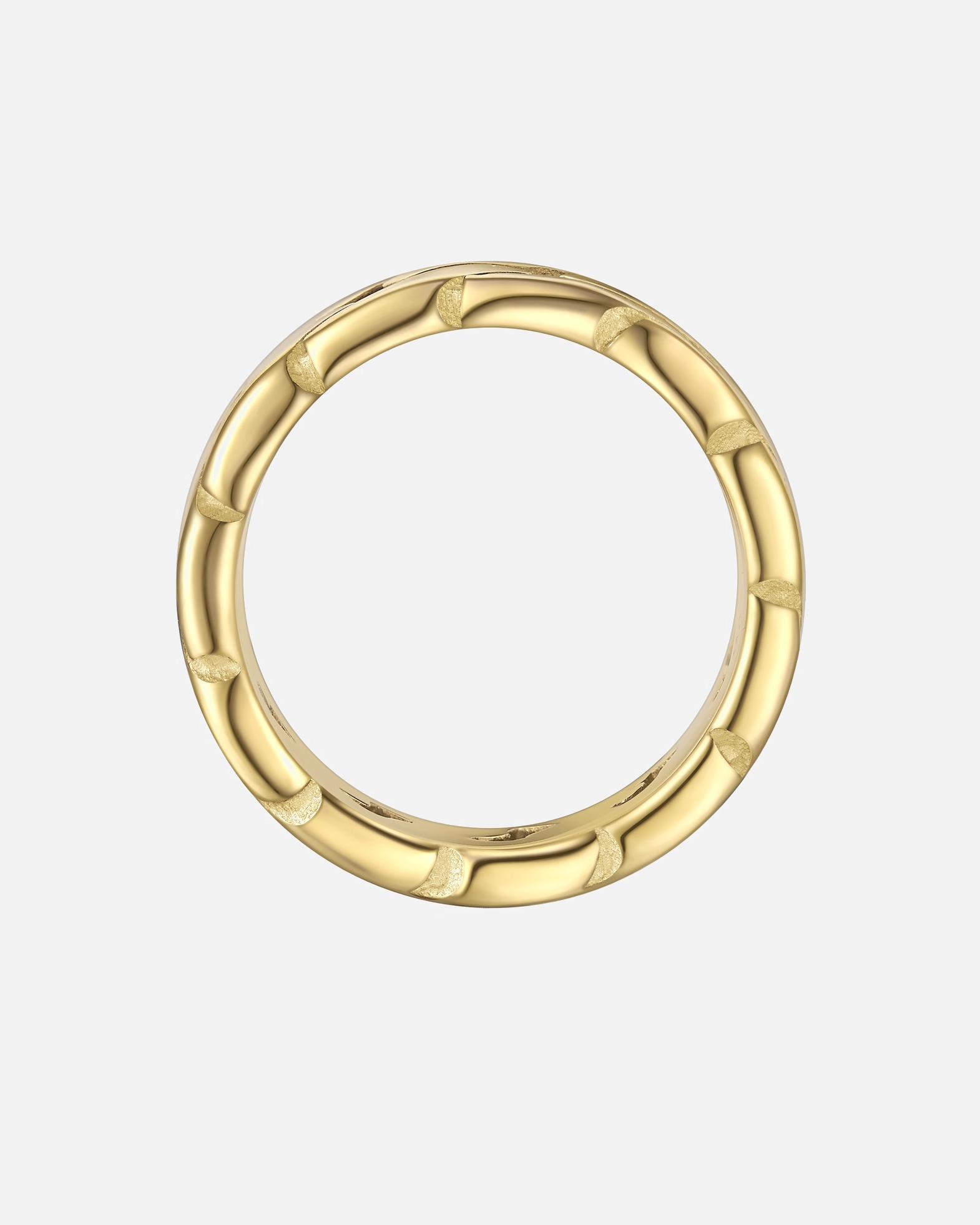 Ring für Männlich True Rebels Ring aus Edelstahl in gelbgold 64