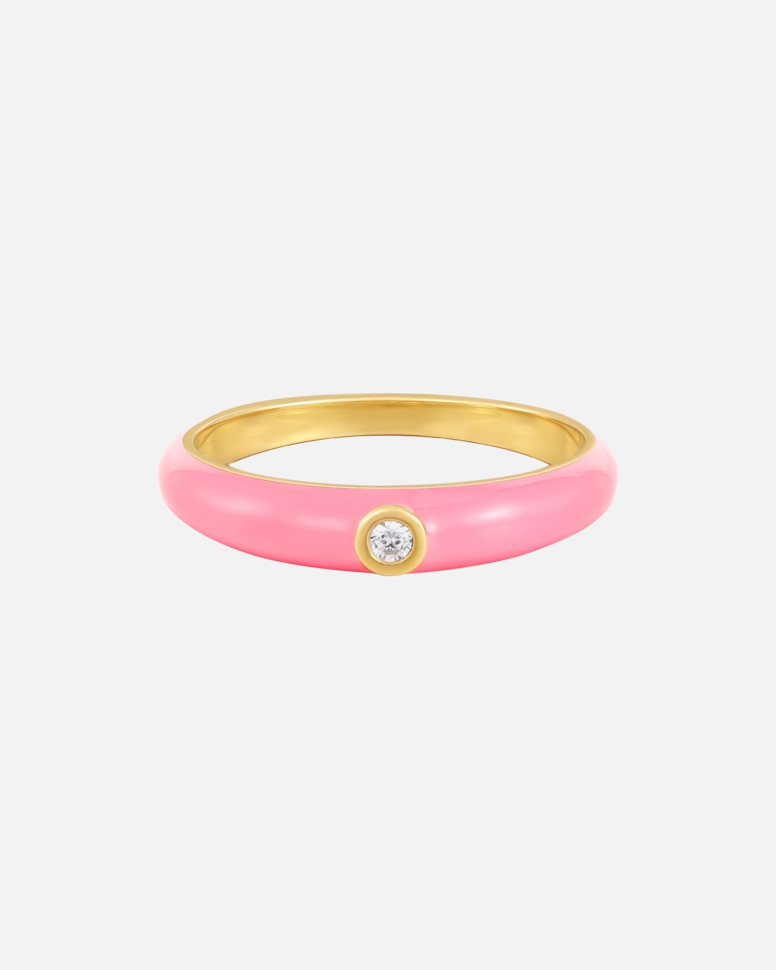 Ring für Weiblich Glanzstücke München Ring Sterling Silber Zirkonia in Gelbgold 48