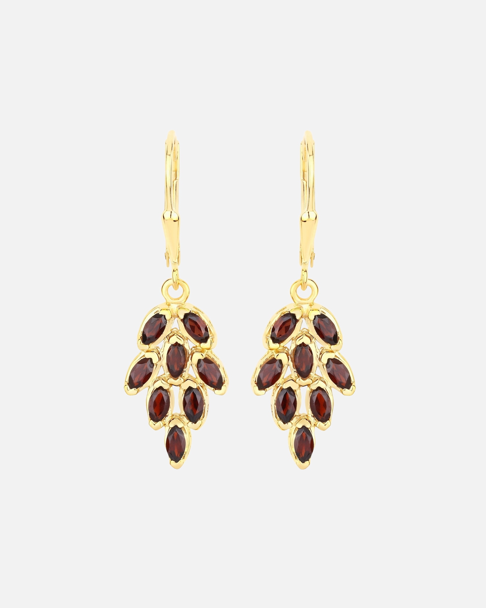 Ohrringe für Weiblich Rafaela Donata Ohrringe Sterling Silber Amethyst in Gelbgold 1 Stück