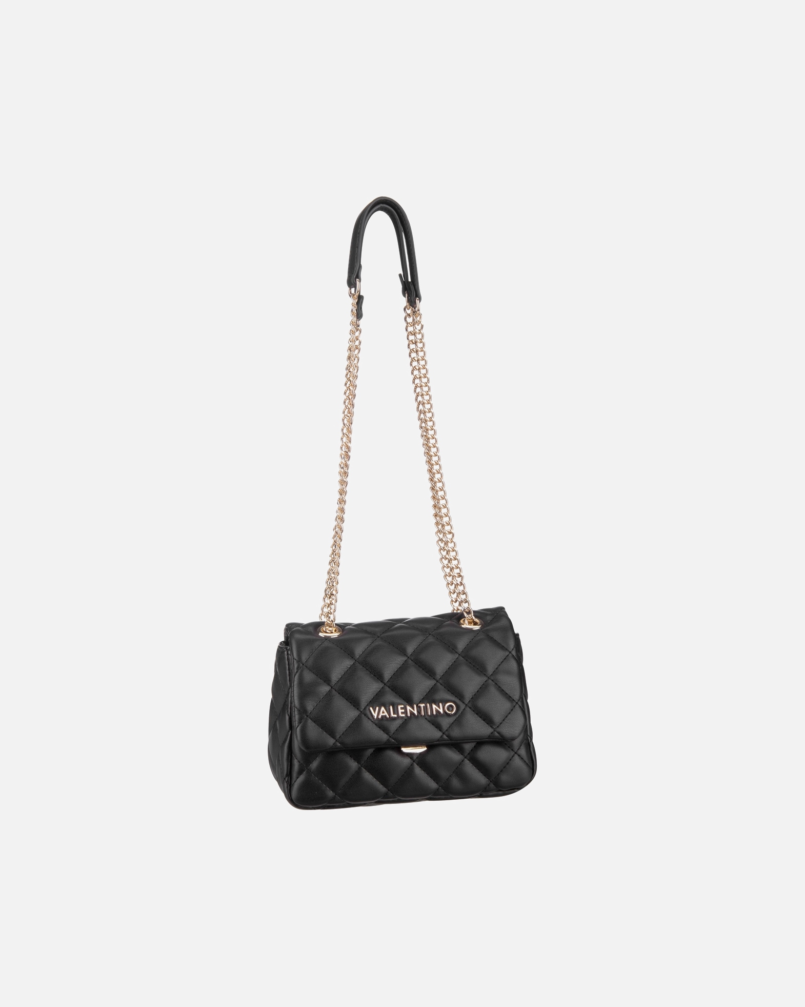 Handtasche für Weiblich Valentino by Mario Valentino Ocarina Umhängetasche Schwarz