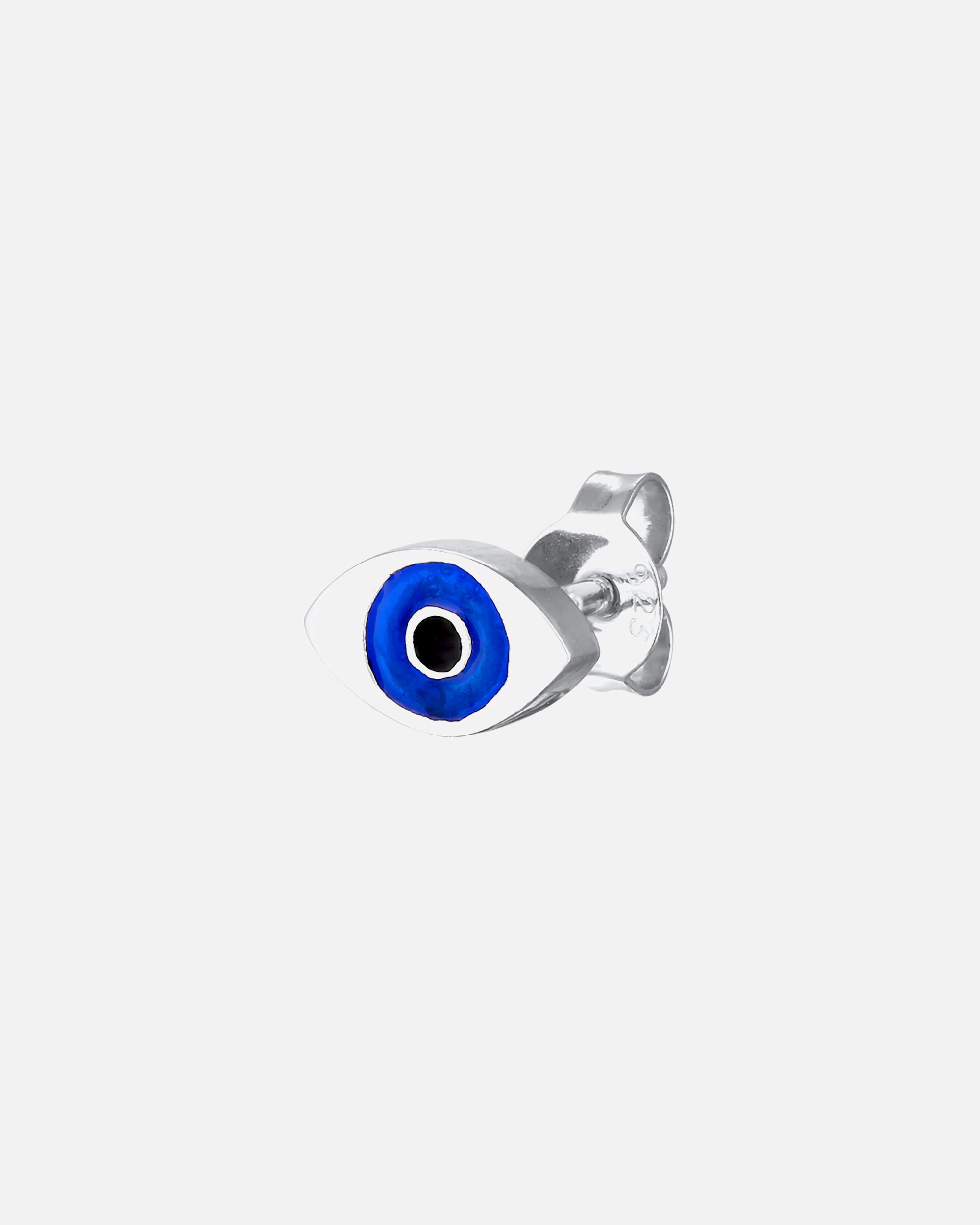 Ohrringe für Weiblich Elli Single Ohrstecker Evil Eye Symbol Emaille 925 Silber 1 Stück