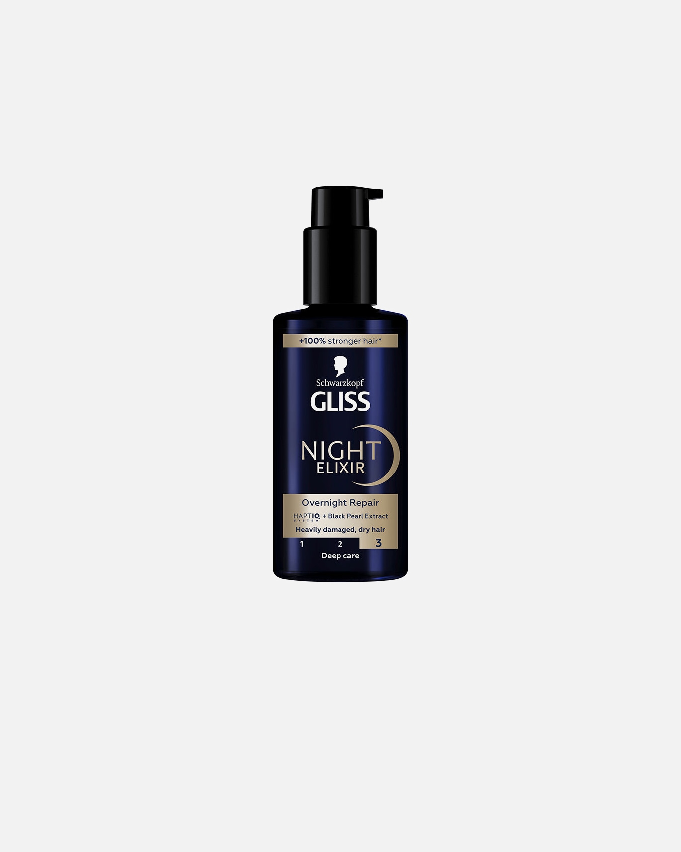 Haarkur für Unisex Schwarzkopf GLISS NIGHT ELIXIR Serum für geschädigtes Haar 100 ml