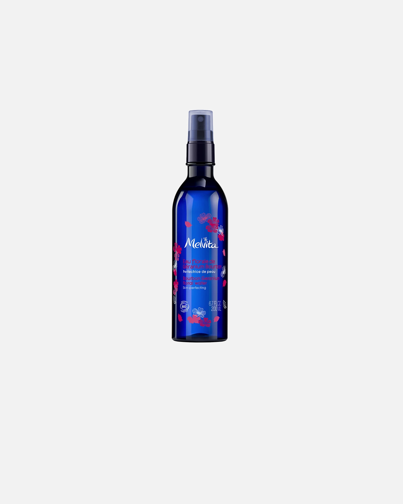Gesichtstoner für Unisex Melvita FLORAL WATERS Geranienblütenwasser 200 ml