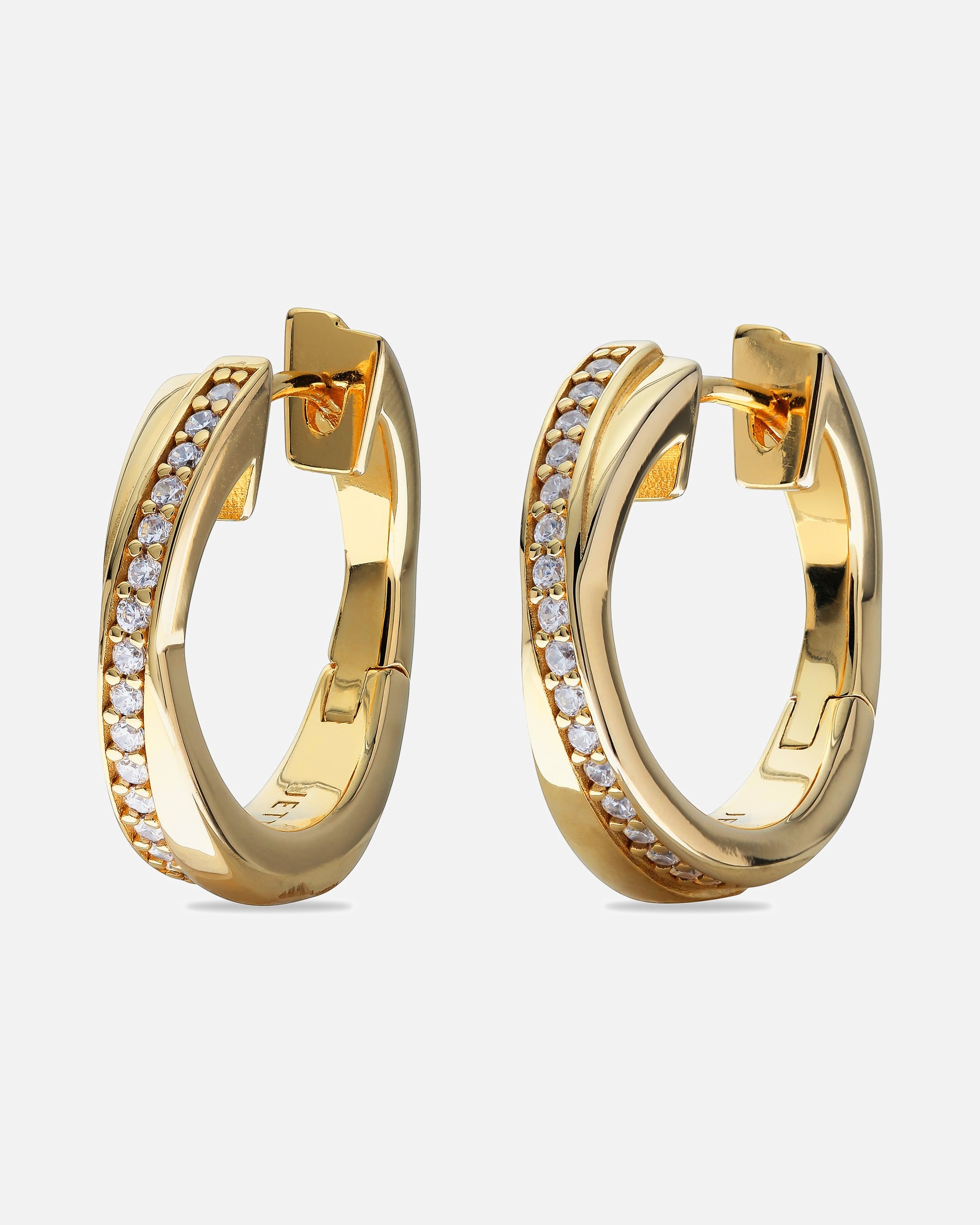 Ohrringe für Weiblich Jette Creolen 925er Silber, recycelt One Size