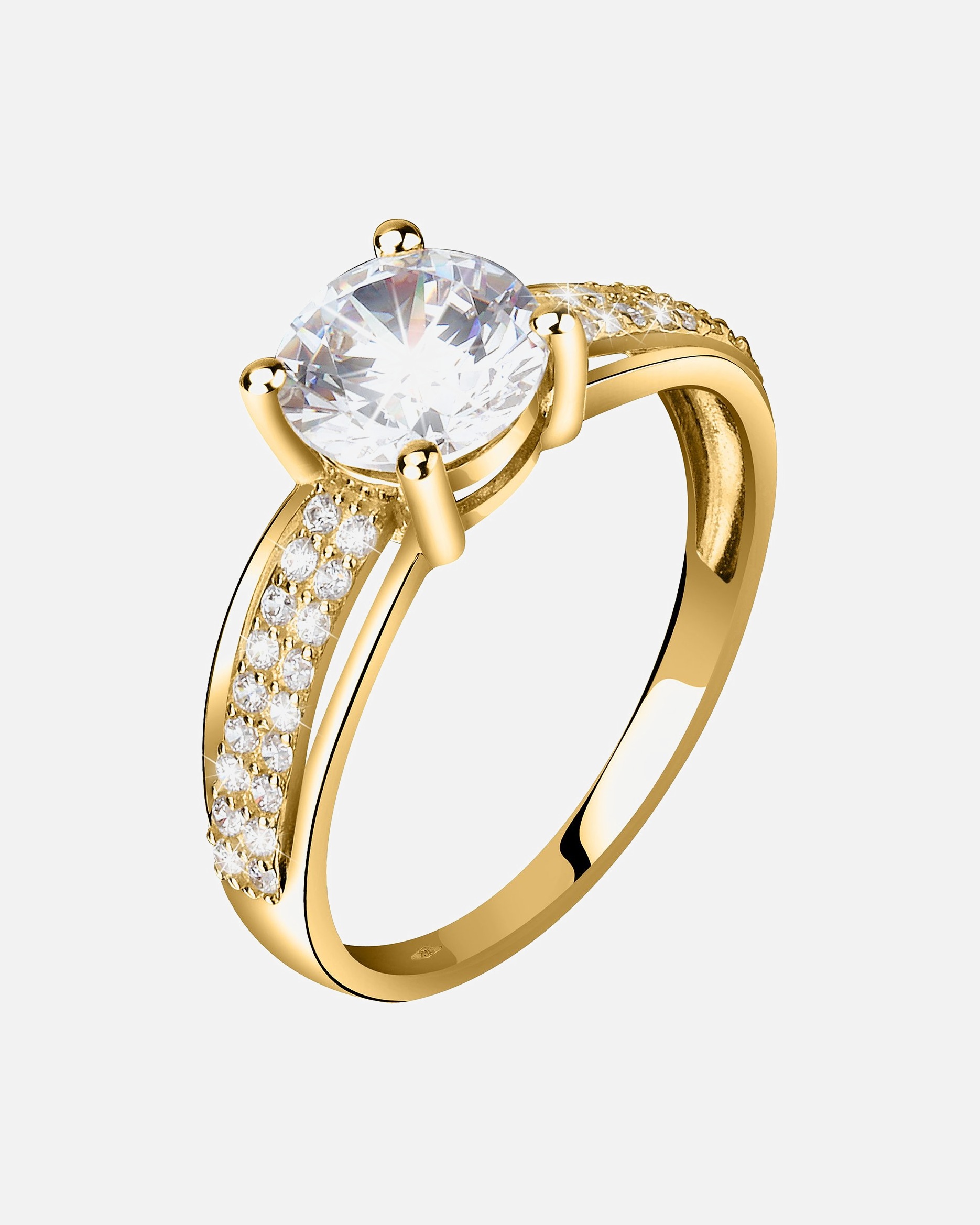 Ring für Weiblich CHRIST Damenring 375er Gelbgold 54
