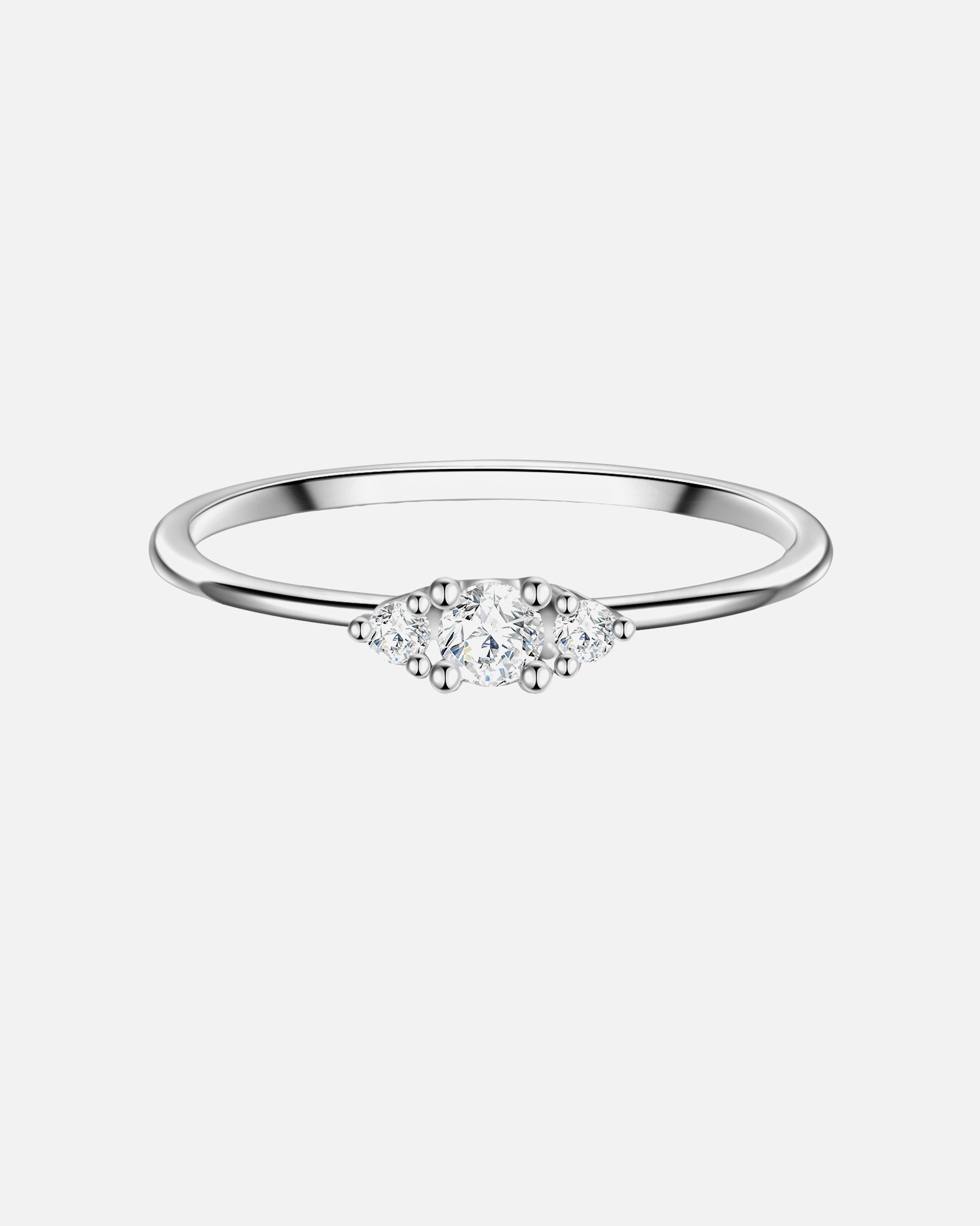 Ring für Weiblich Glanzstücke München Ring Sterling Silber Zirkonia in Silber 48