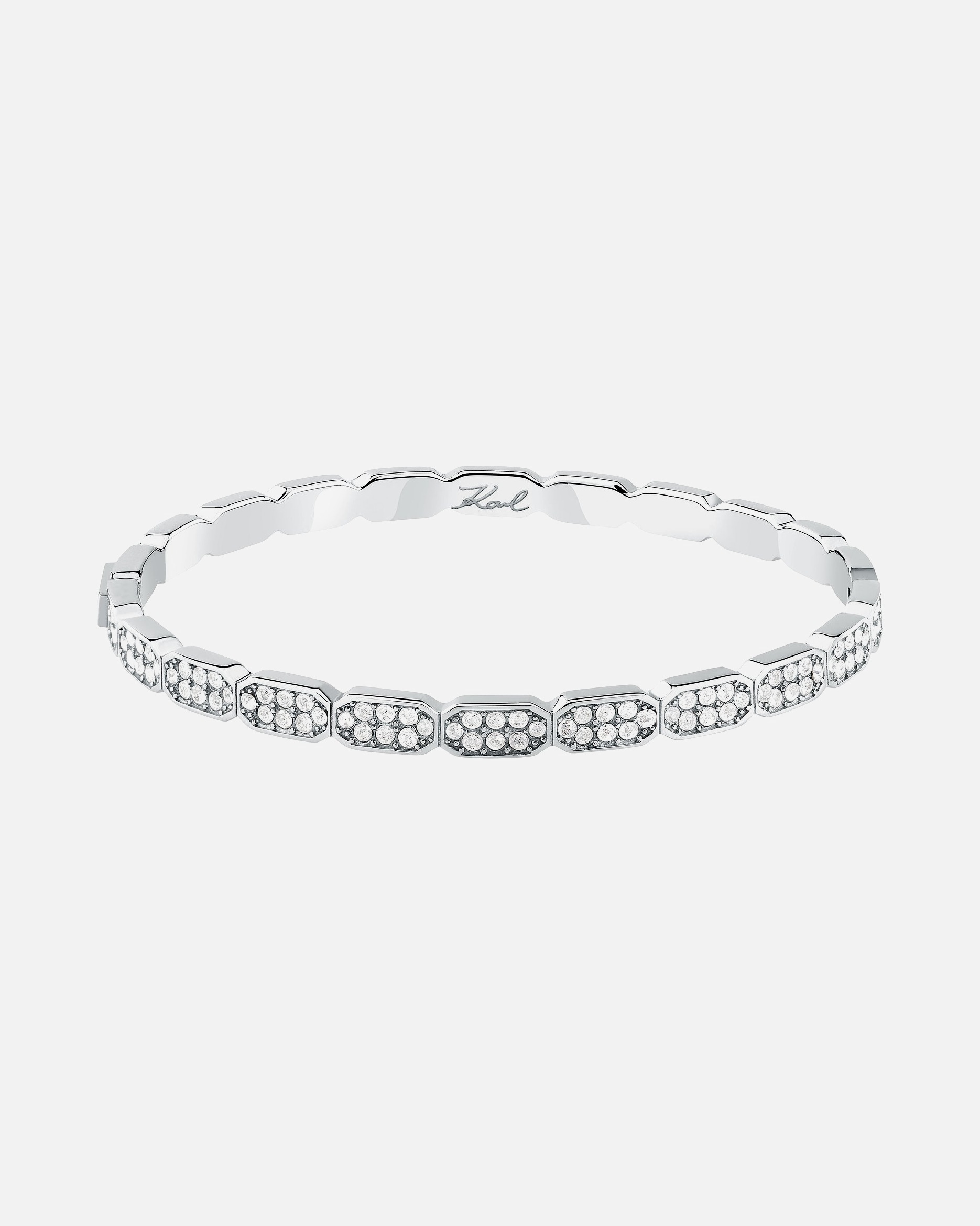 Armreif für Weiblich Karl Lagerfeld Armreif Edelstahl silber