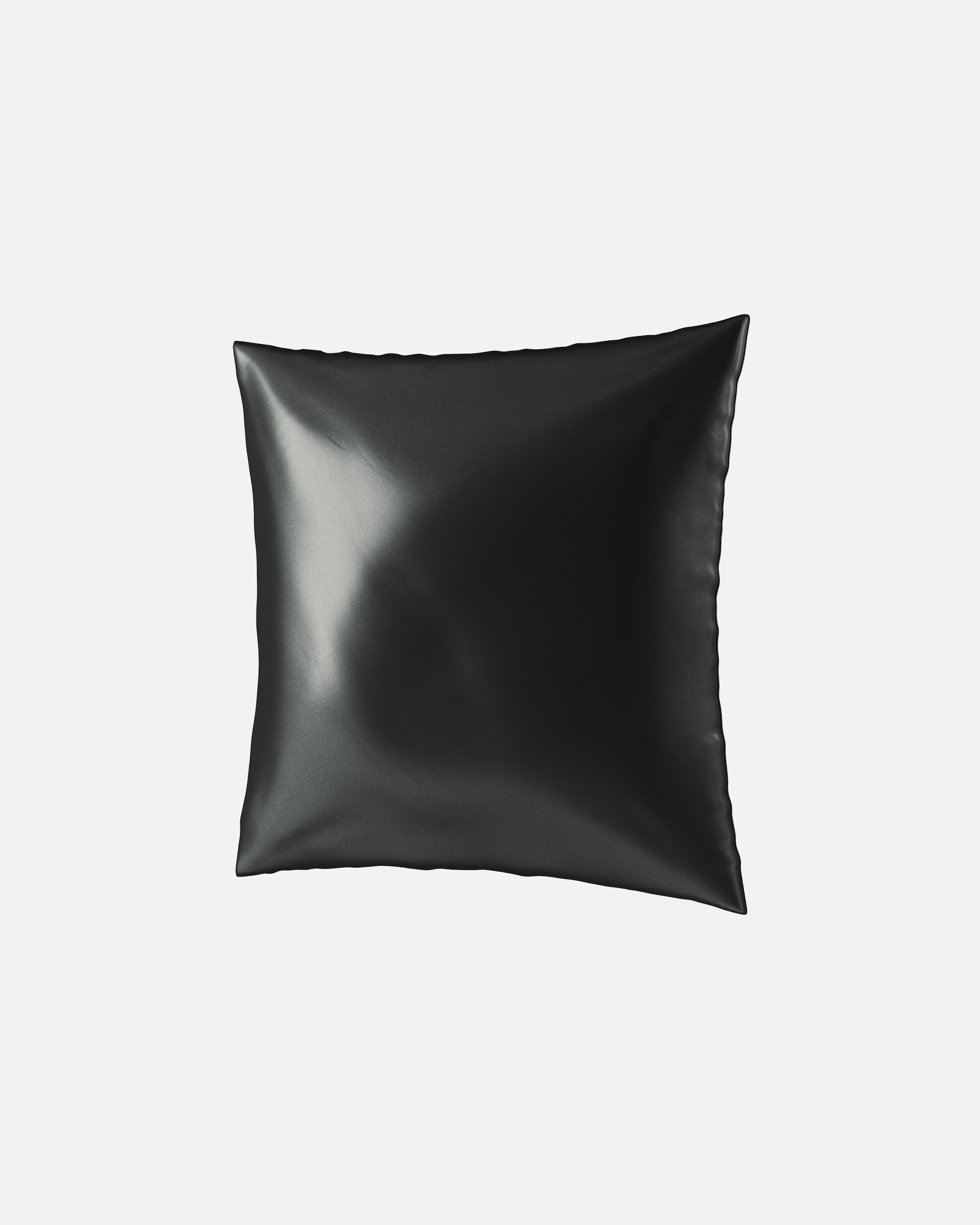 Kissen für Weiblich Ailoria BEAUTY SLEEP (65X65) Kopfkissenbezug aus Seide schwarz