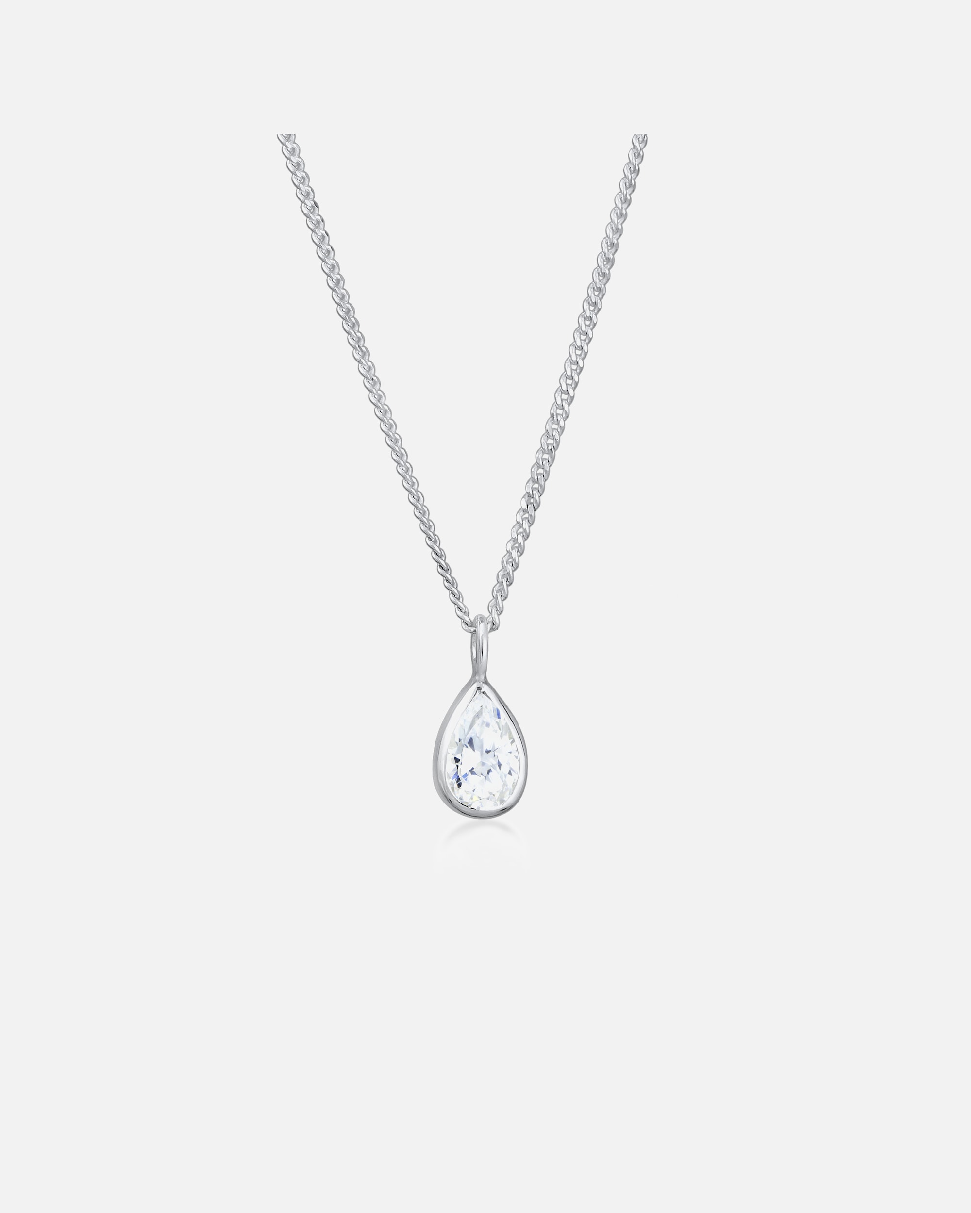 Halskette für Weiblich Elli Zirkonia Tropfen 925 Sterling Silber 1 Stück
