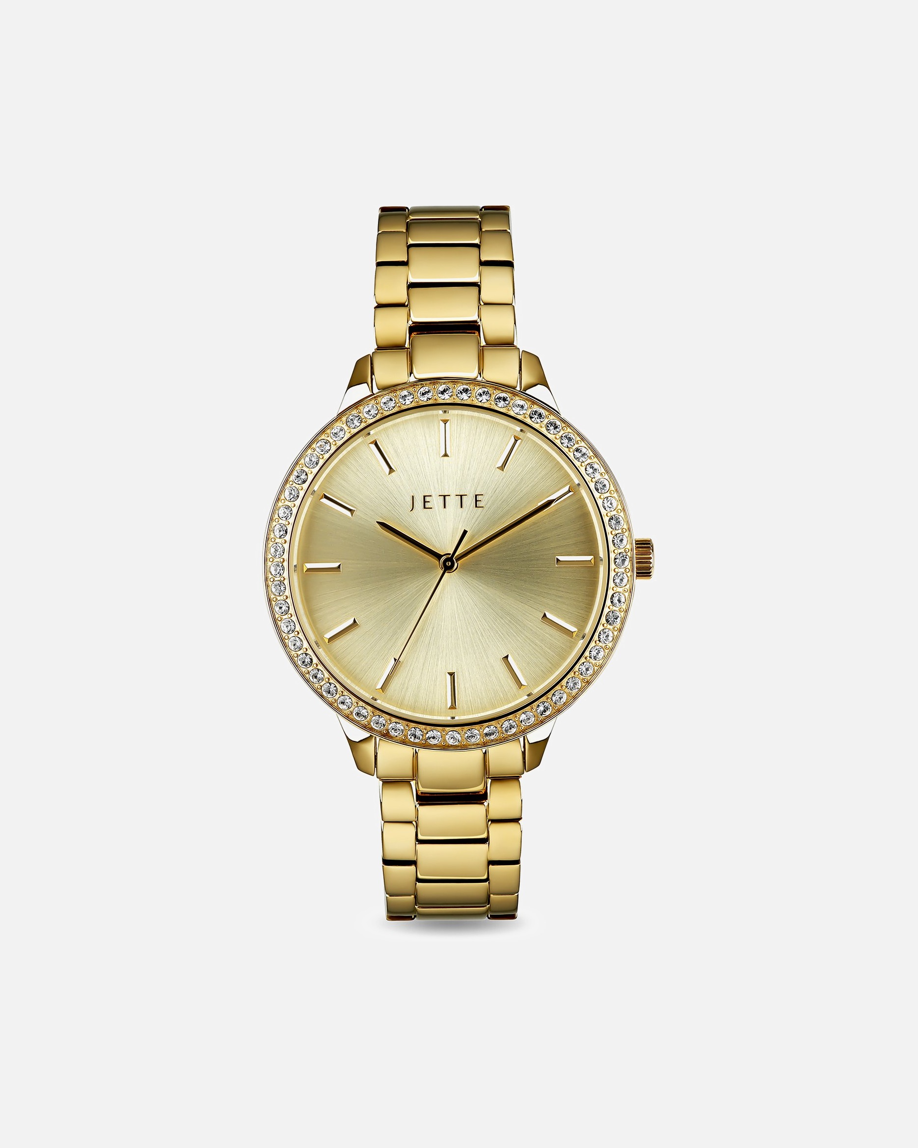 Uhr für Weiblich Jette Damenuhr Edelstahl gelbgold