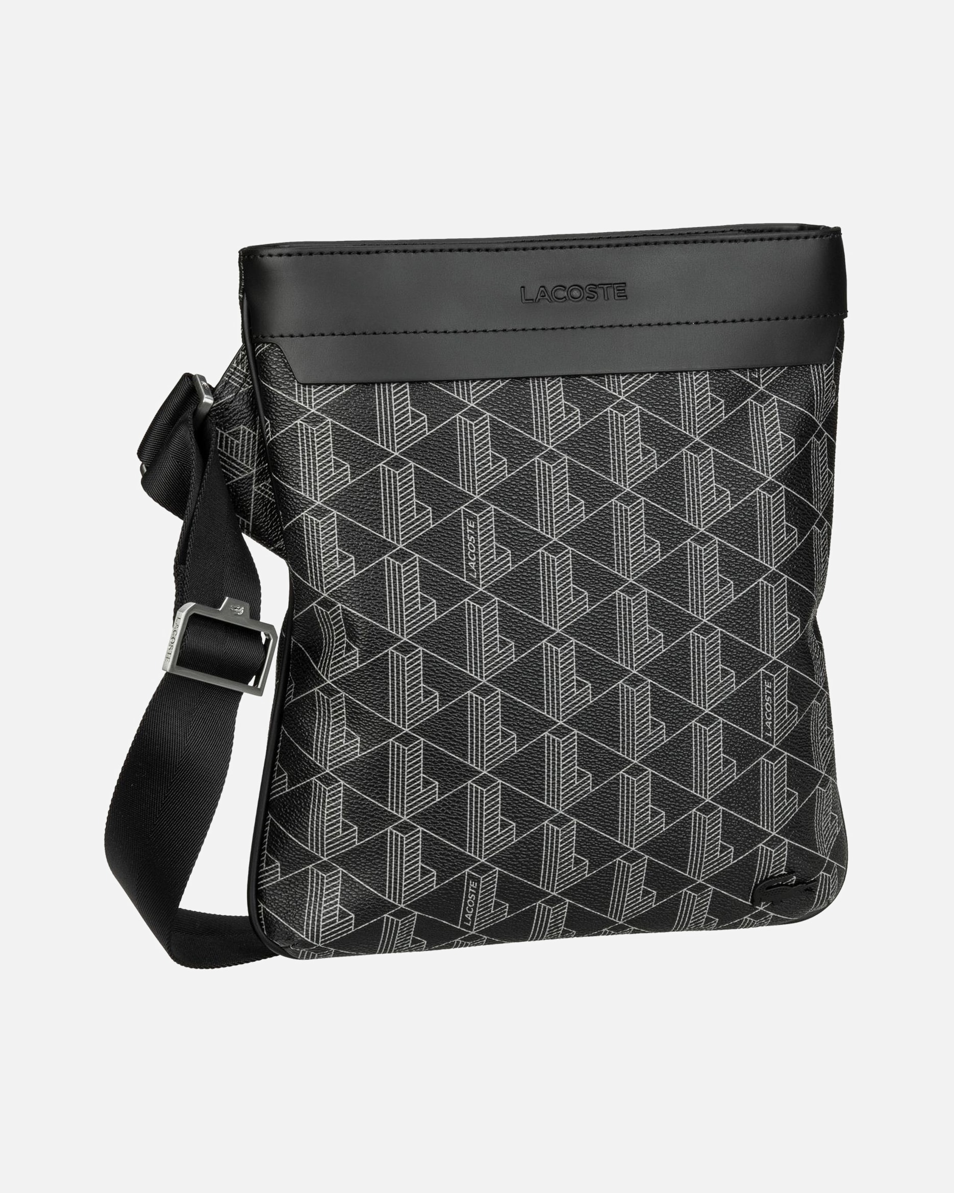 Umhängetasche für Männlich Lacoste Beuteltasche The Blend Flat Noir