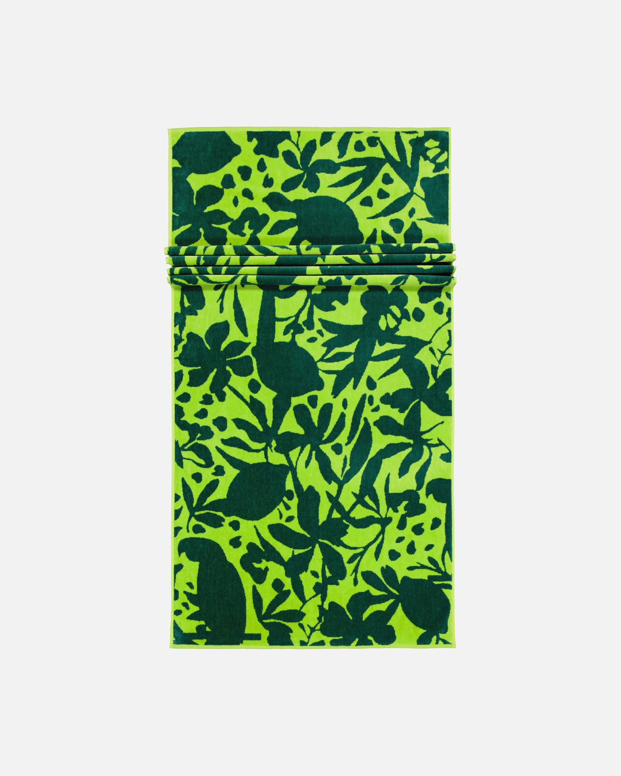 Handtuch für Unisex Cawö Cawö Strandtücher Beach Tropical 5576 jungle - 44 80x180 cm