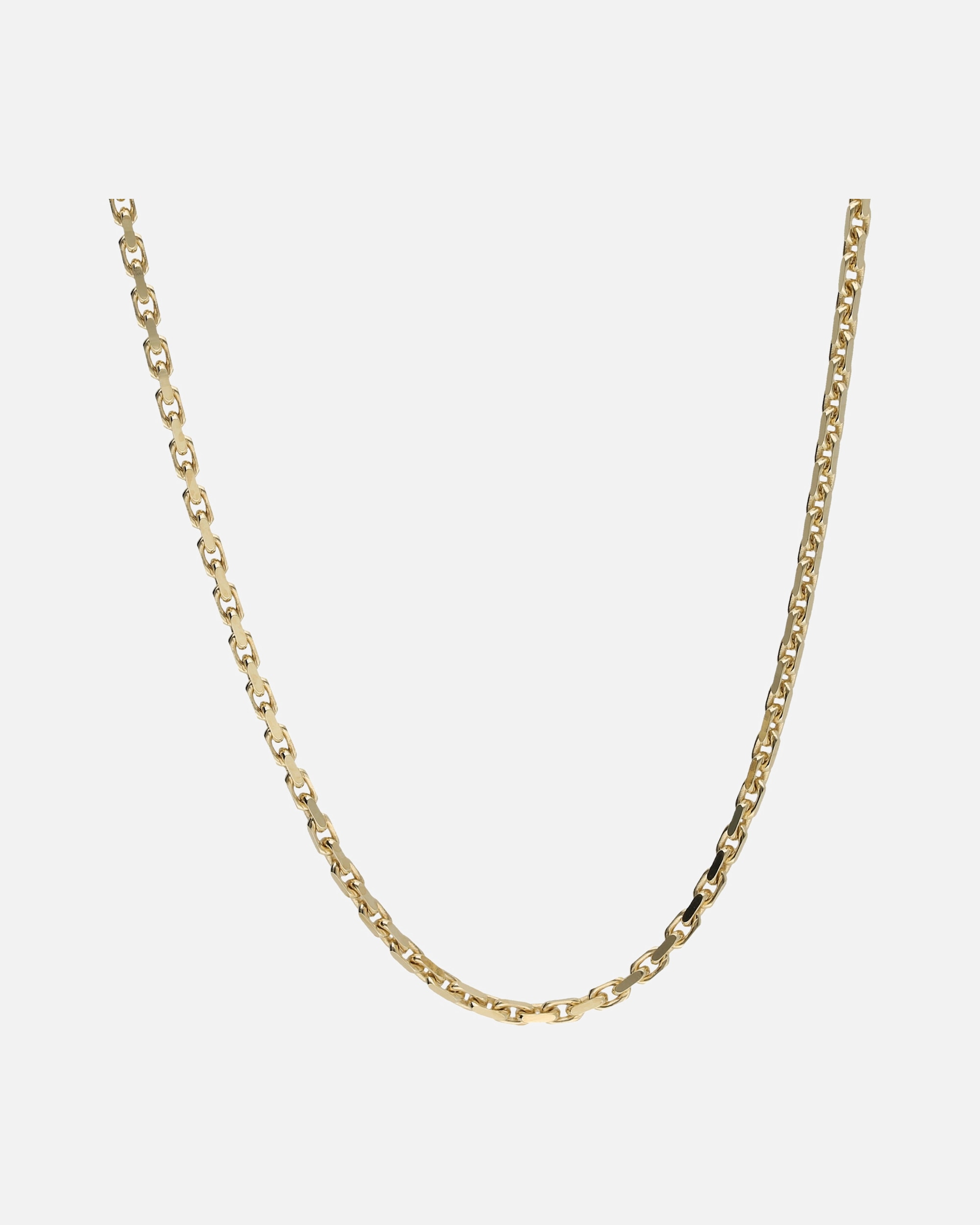 Halskette für Weiblich Luigi Merano Kette Ankerkette, massiv, Gold 585 50 cm