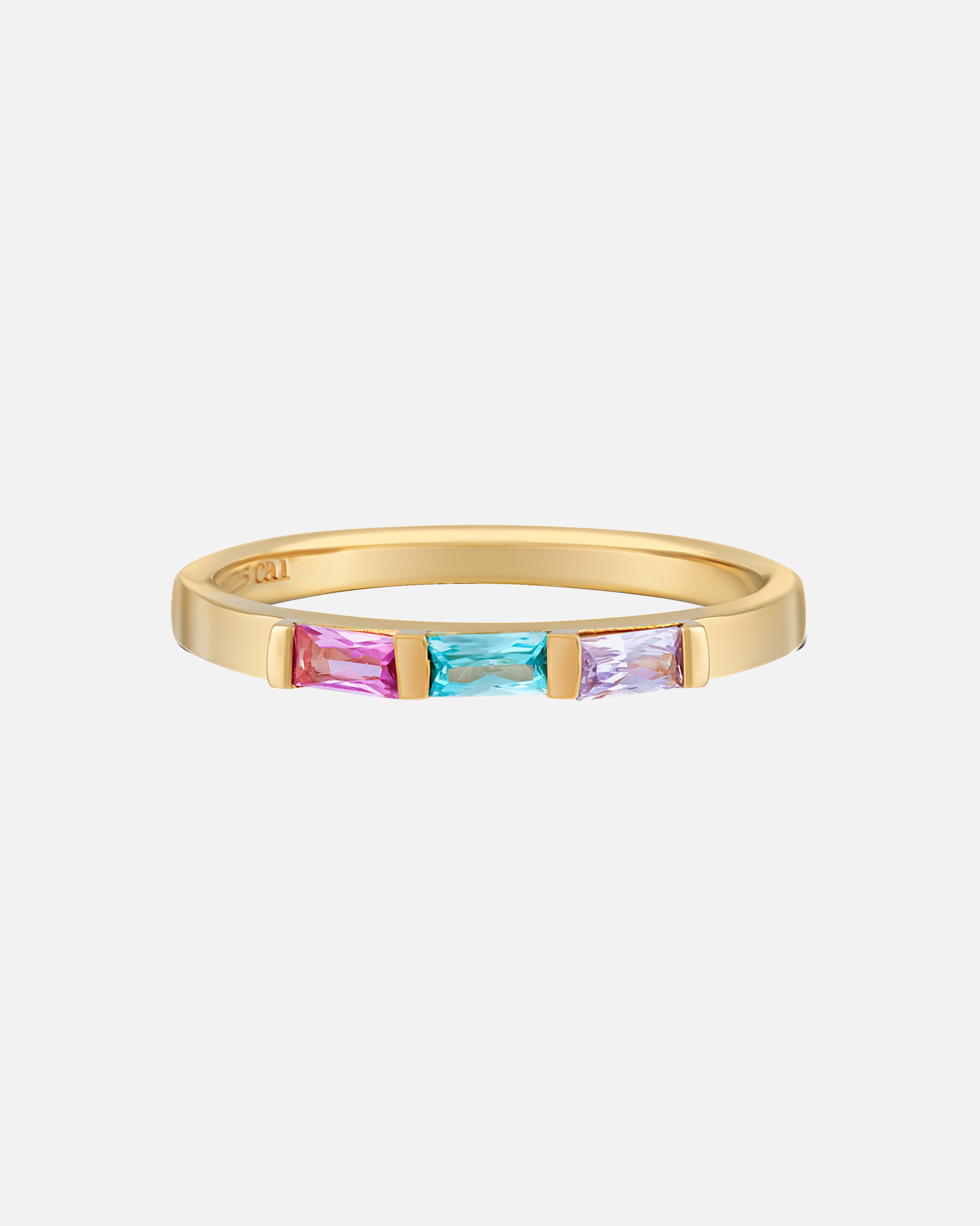 Ring für Weiblich caï Ring 925/- Sterling Silber Zirkonia bunt 050 (15,9)