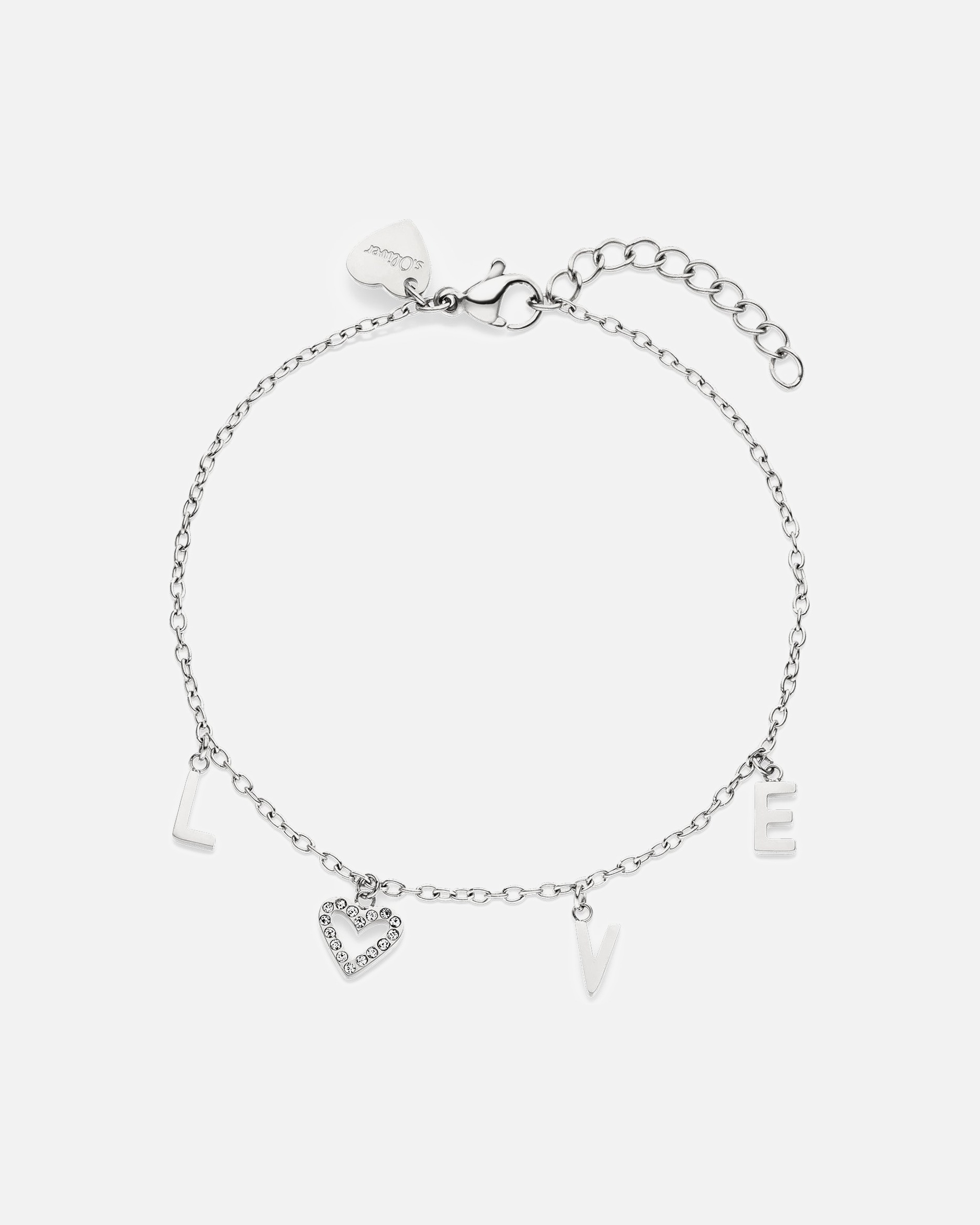 Armband für Weiblich s.Oliver Armband Edelstahl silber