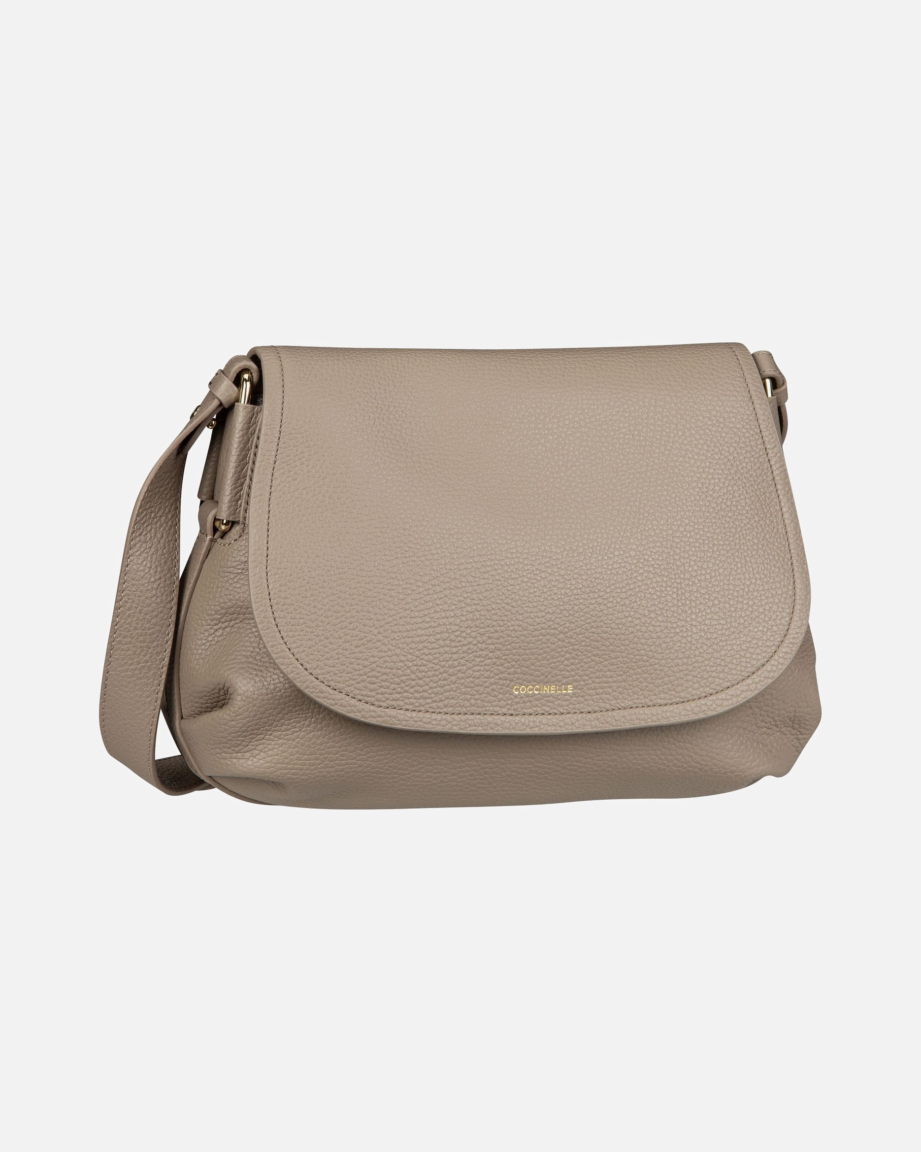 Handtasche für Weiblich Coccinelle Handtasche Rebekka Warm Taupe