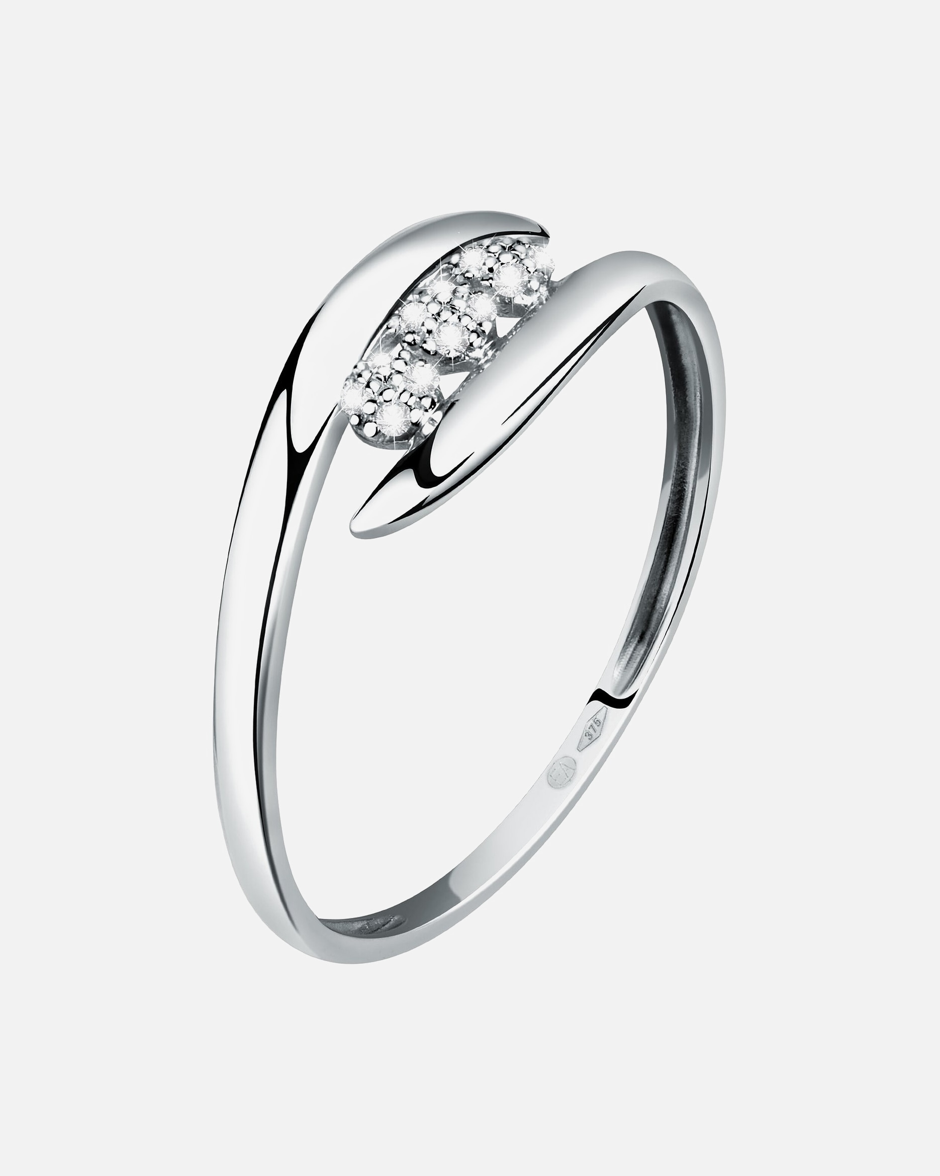 Ring für Weiblich CHRIST Damenring 375er Weißgold 56