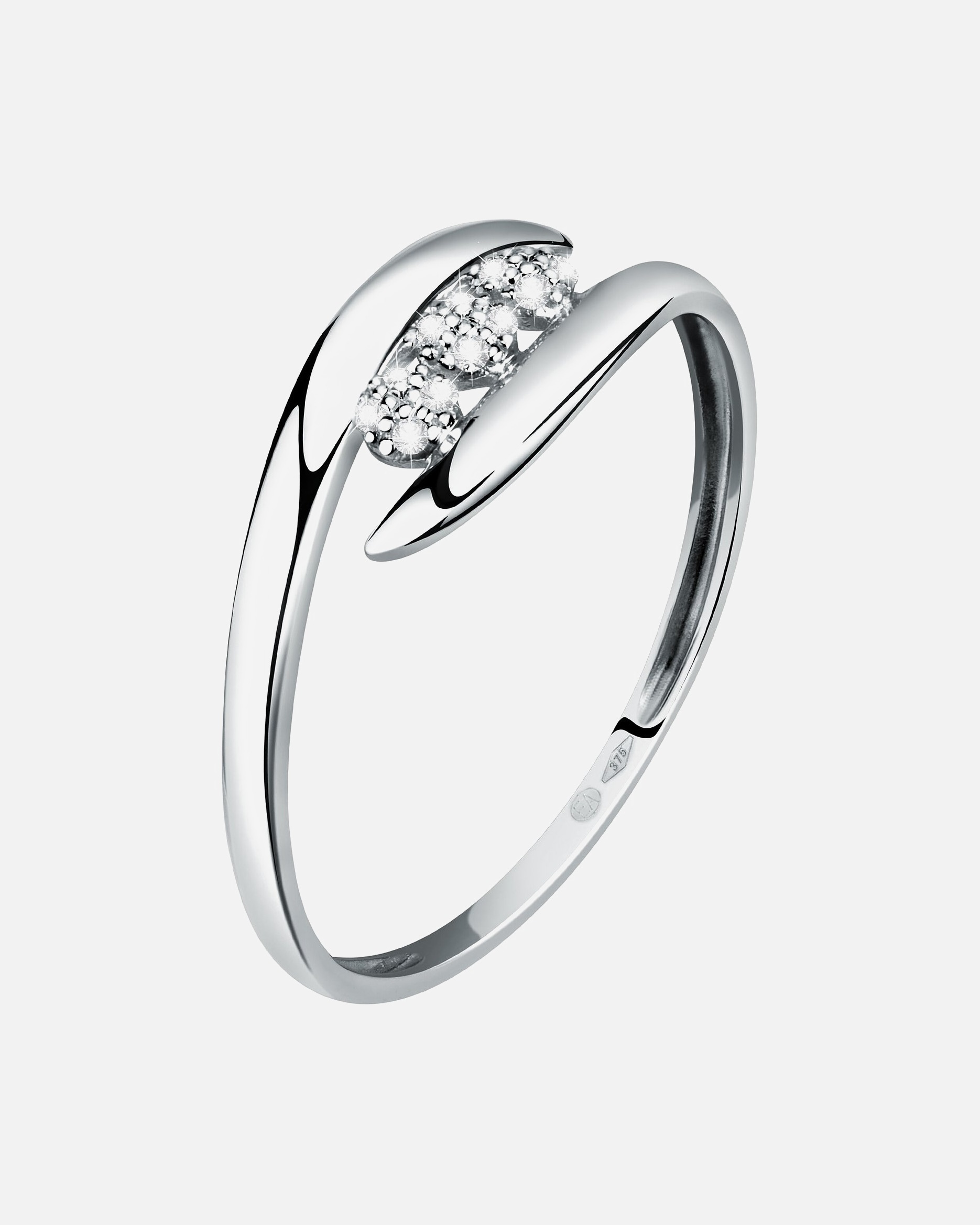 Ring für Weiblich CHRIST Damenring 375er Weißgold 50