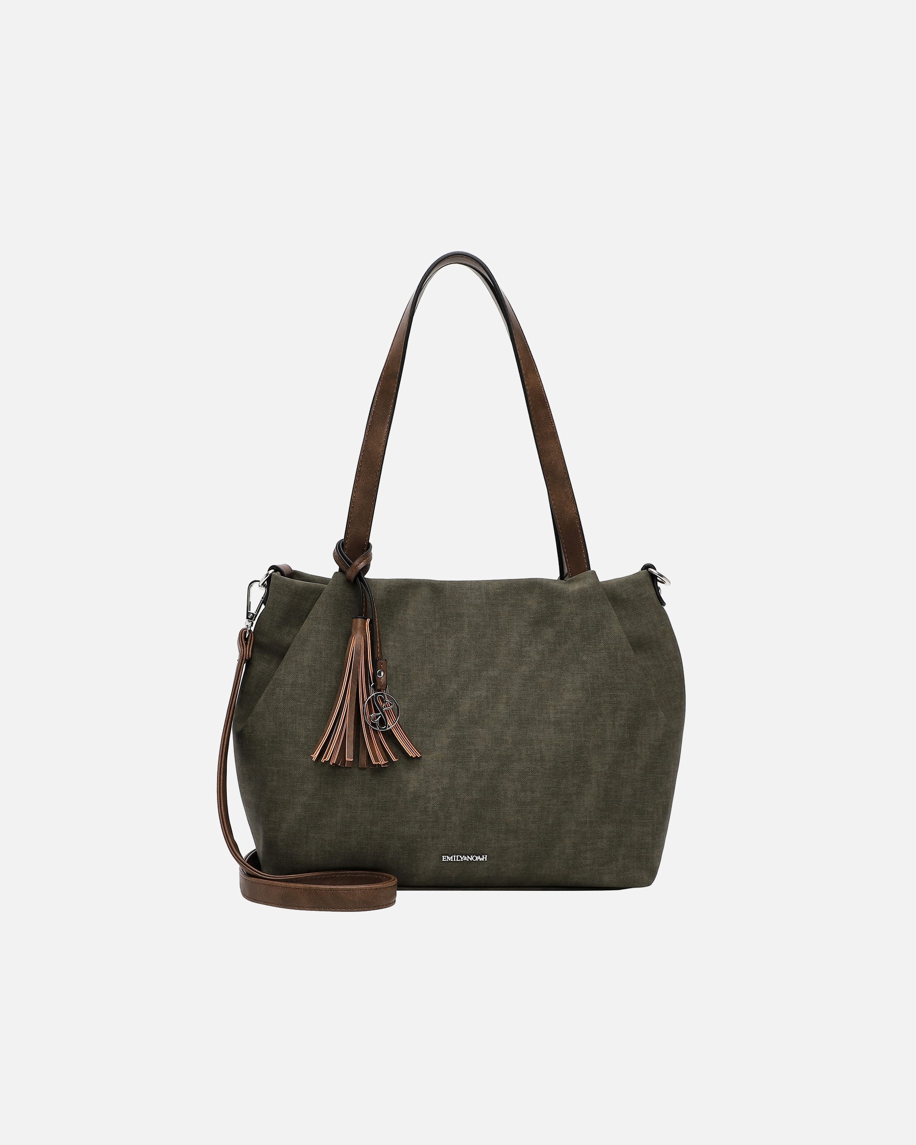 Tasche für Weiblich Emily & Noah Shopper E&N Elke Forest/Taupe