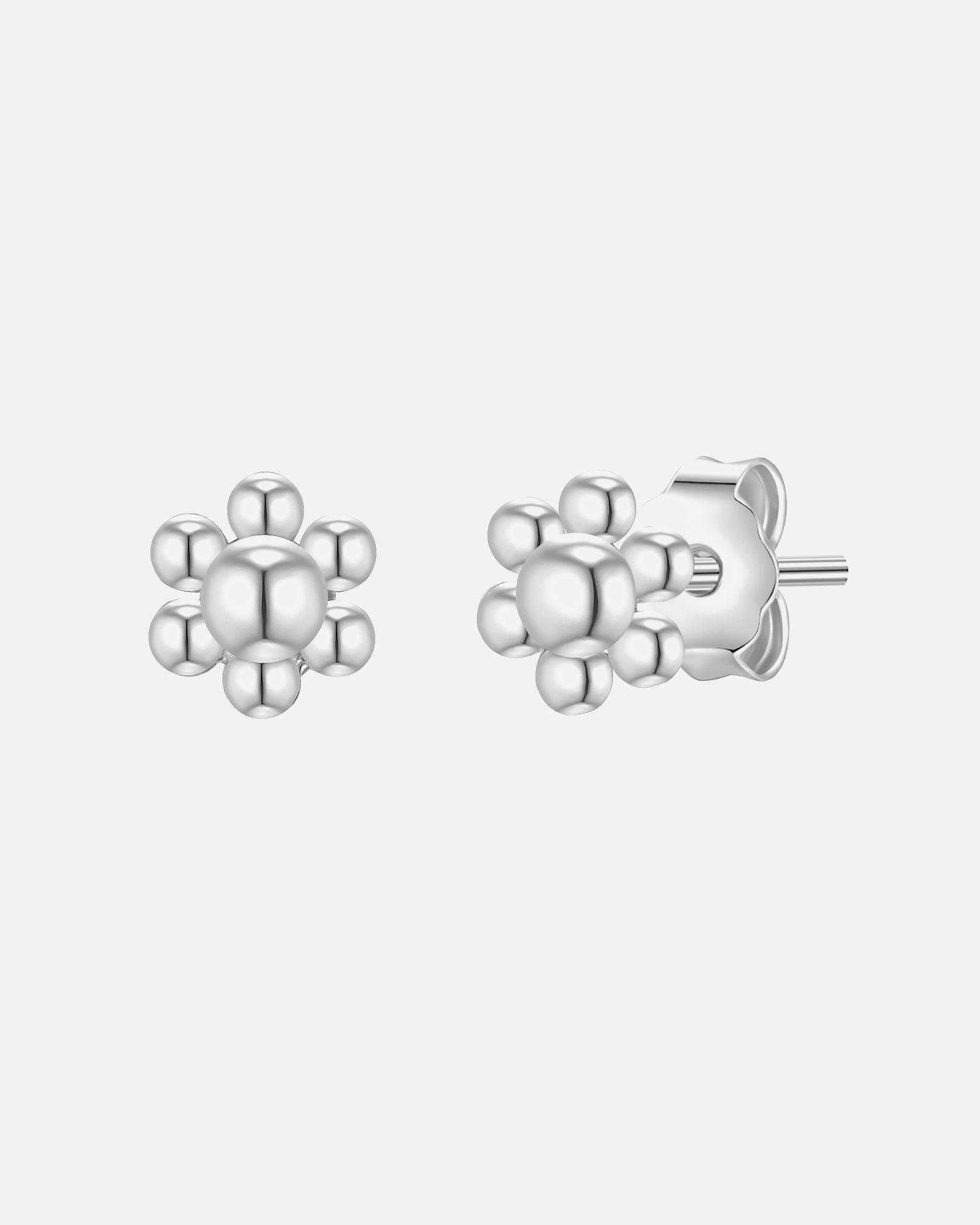 Ohrringe für Weiblich Glanzstücke München Ohrstecker Blume Sterling Silber in Gelbgold 1 Stück