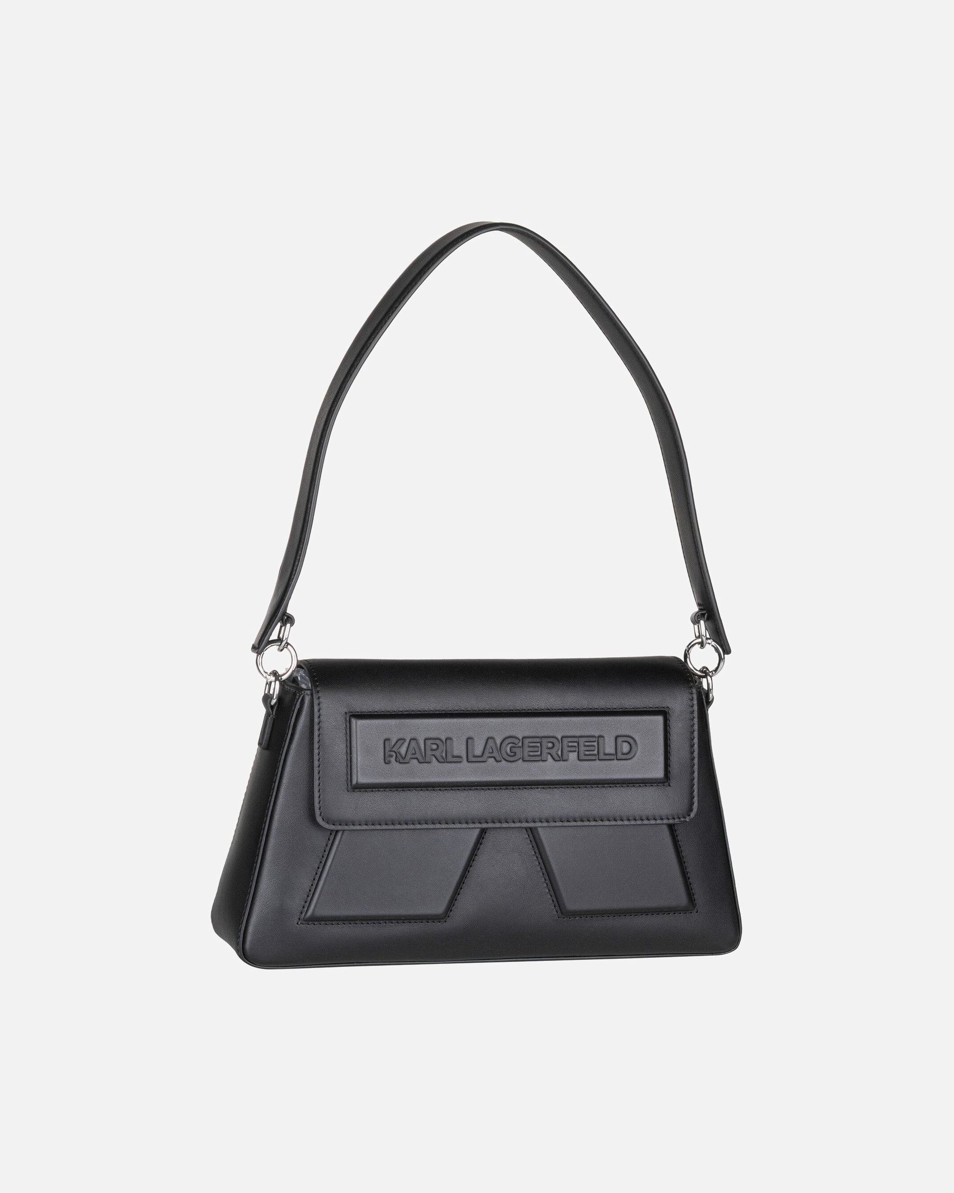 Umhängetasche für Weiblich Karl Lagerfeld Handtasche Ikon/K Soft Black