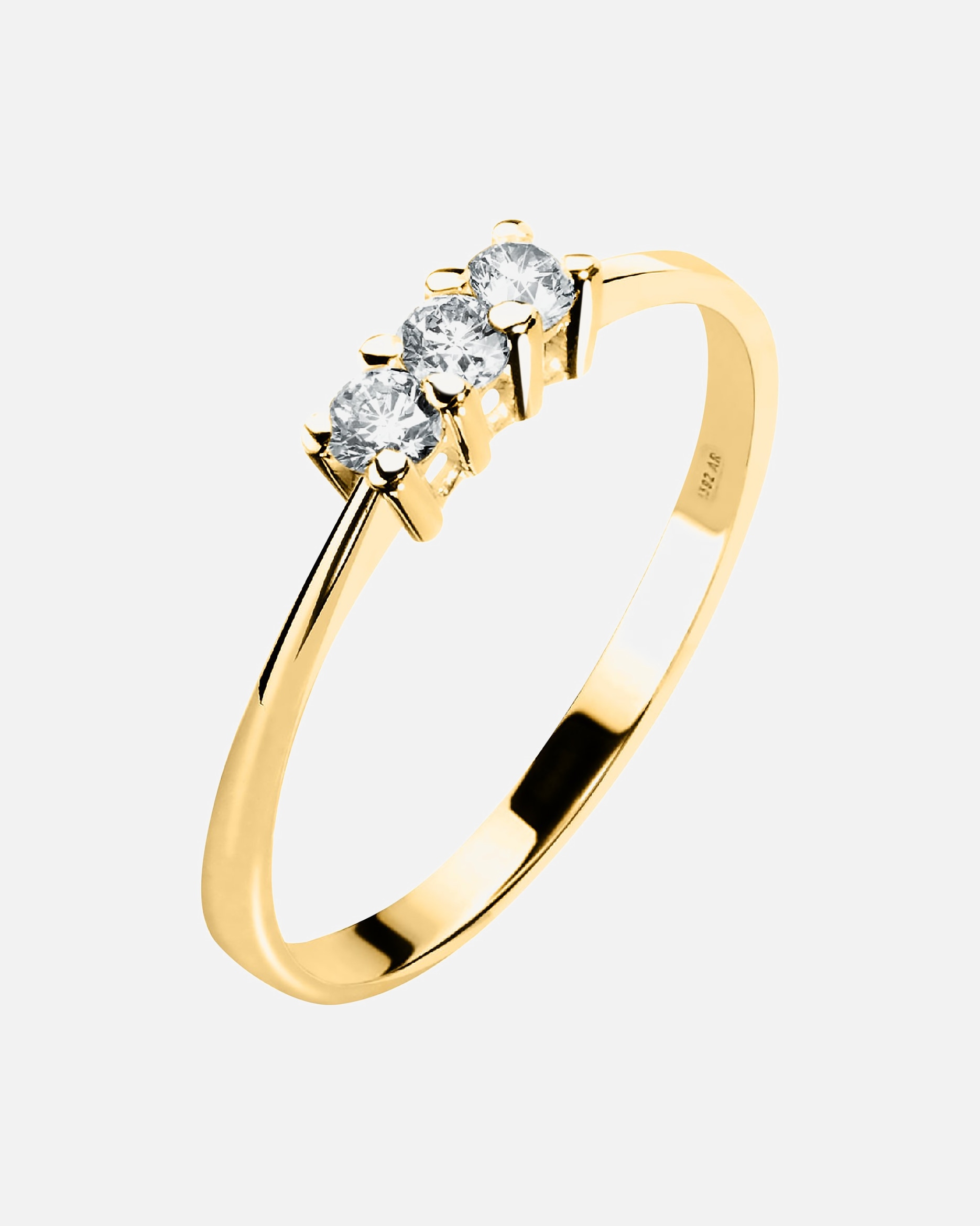 Ring für Weiblich CHRIST Damenring 750er Gelbgold 54