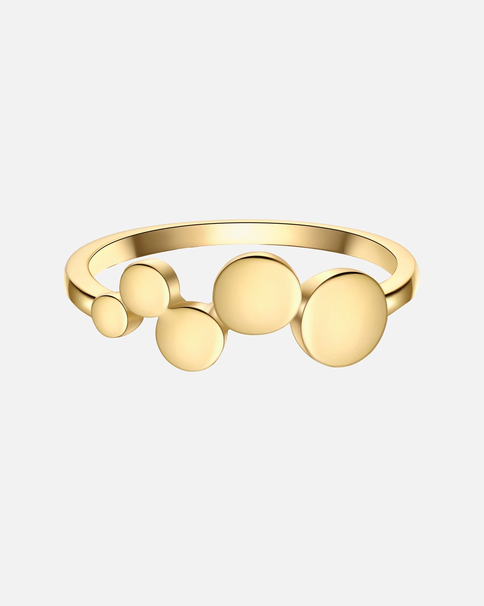 Ring für Weiblich Rafaela Donata Ring aus Sterling Silber in Gelbgold 50
