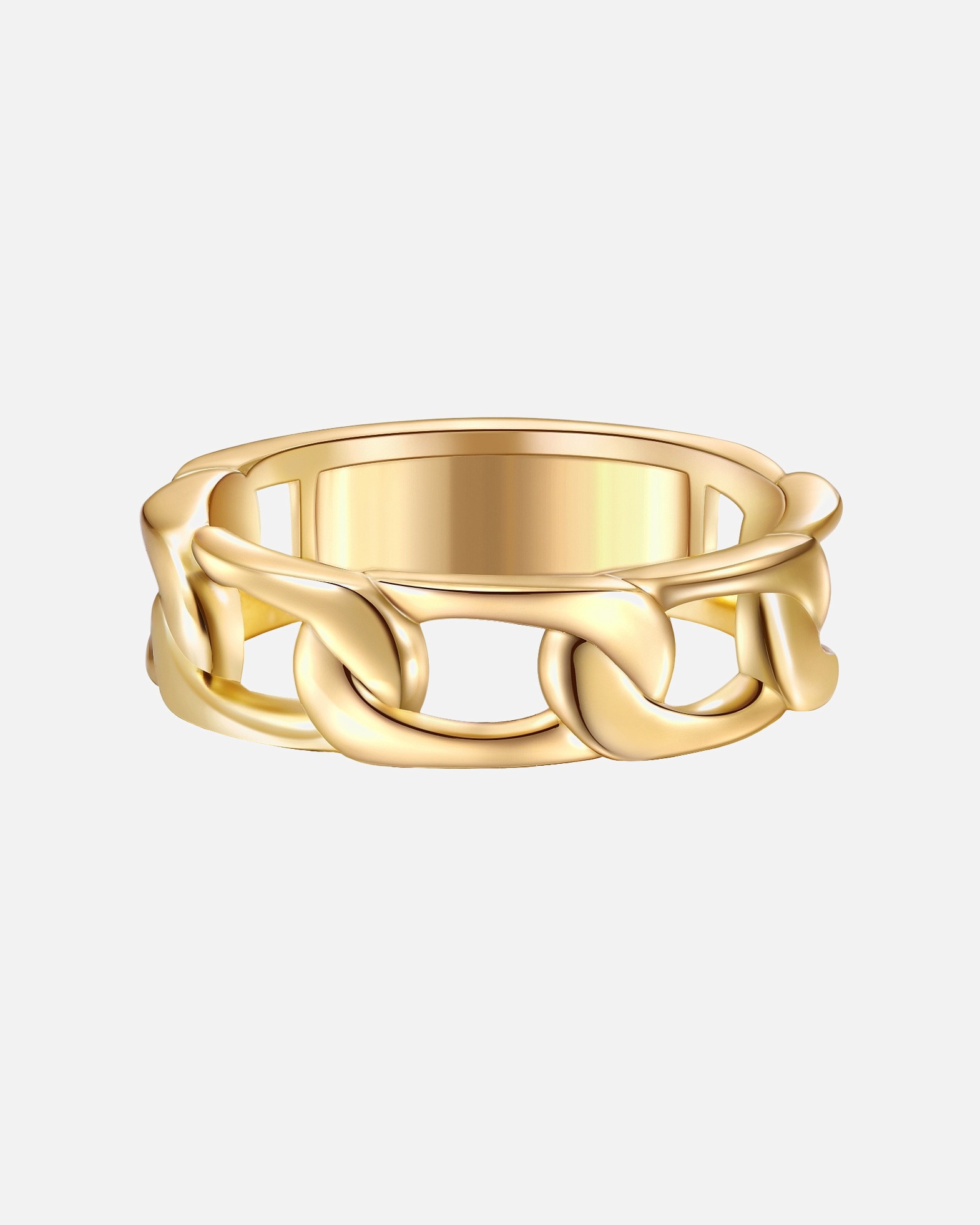 Ring für Weiblich Yokoamii Ring Metall-Legierung in Gelbgold 56