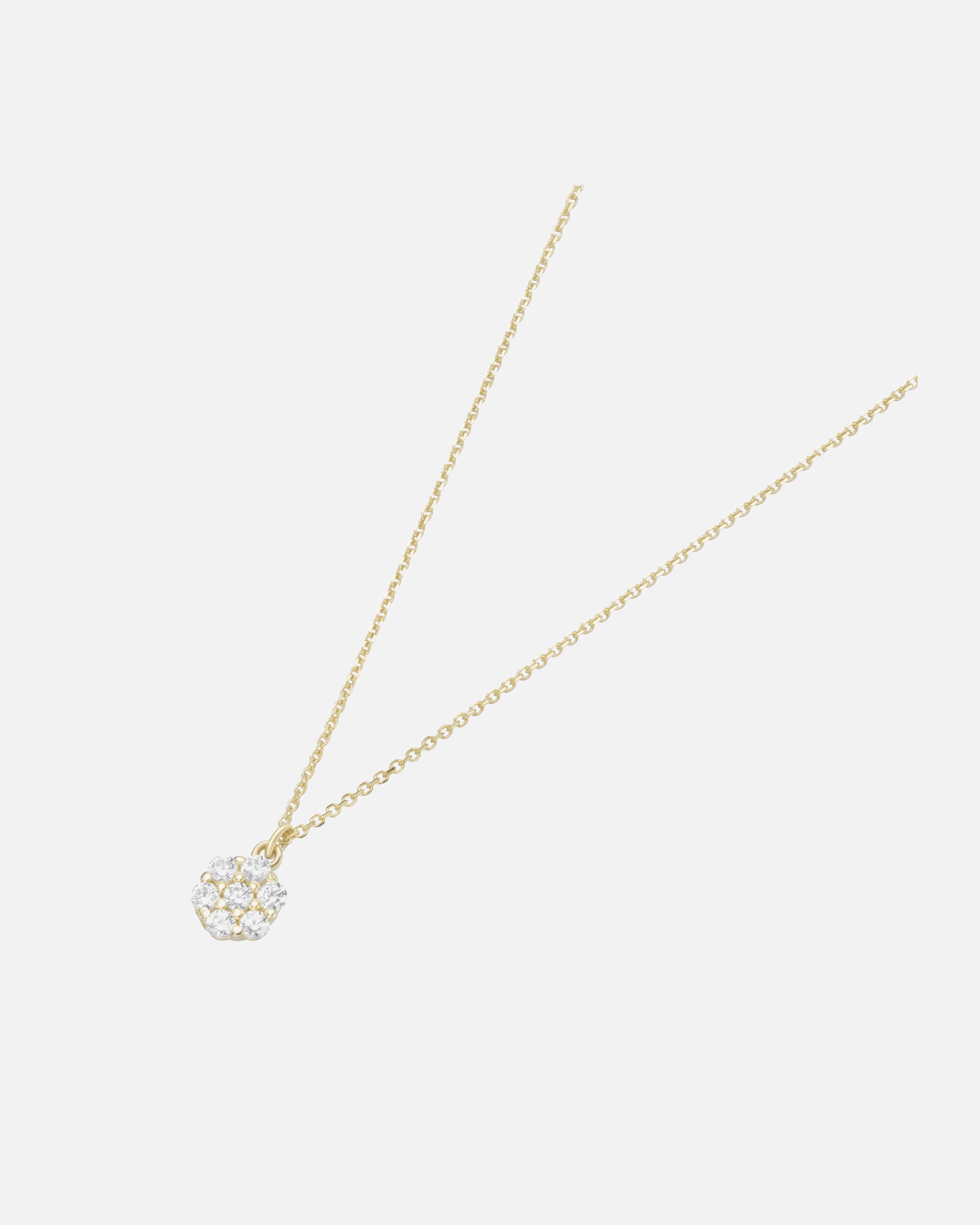 Halskette für Weiblich Luigi Merano Kette Blüte mit Zirkonia, Gold 375 45 cm