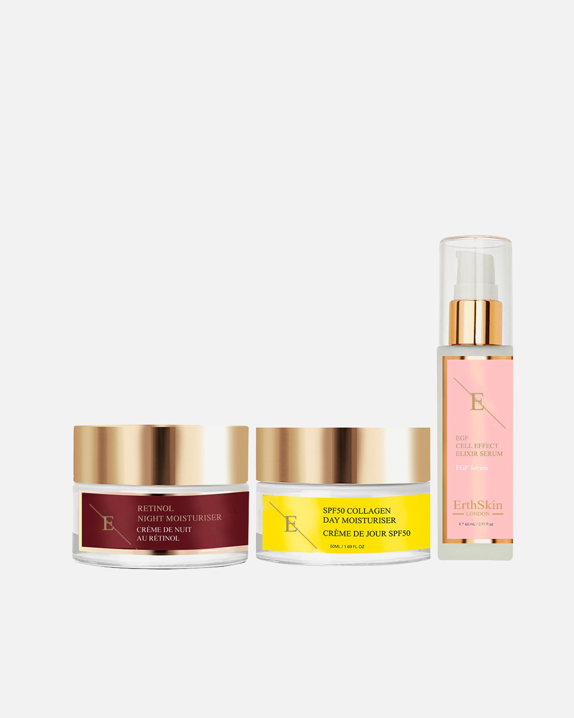 Gesichtspflegeset für Weiblich ErthSkin London Tag & Nacht Collagen Repair Set 1 Stück