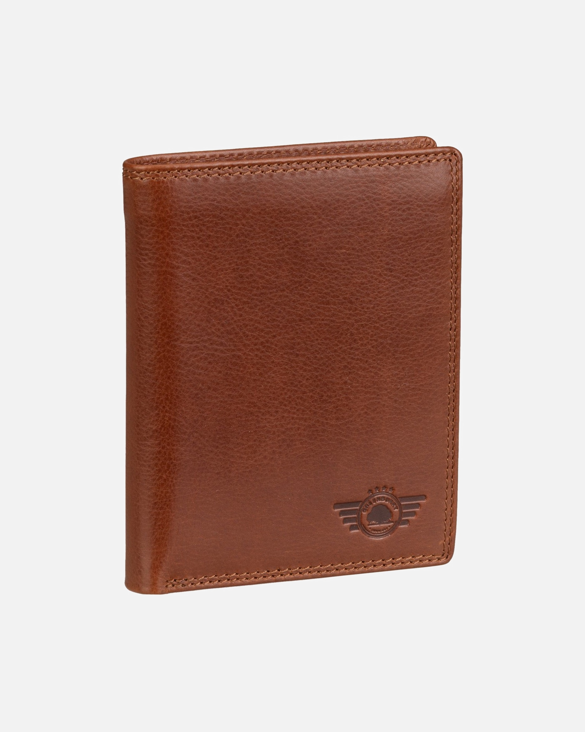 Portemonnaie für Unisex Greenburry Geldbörse Waxy Vintage Kombibörse 2Tlg. RFID natur