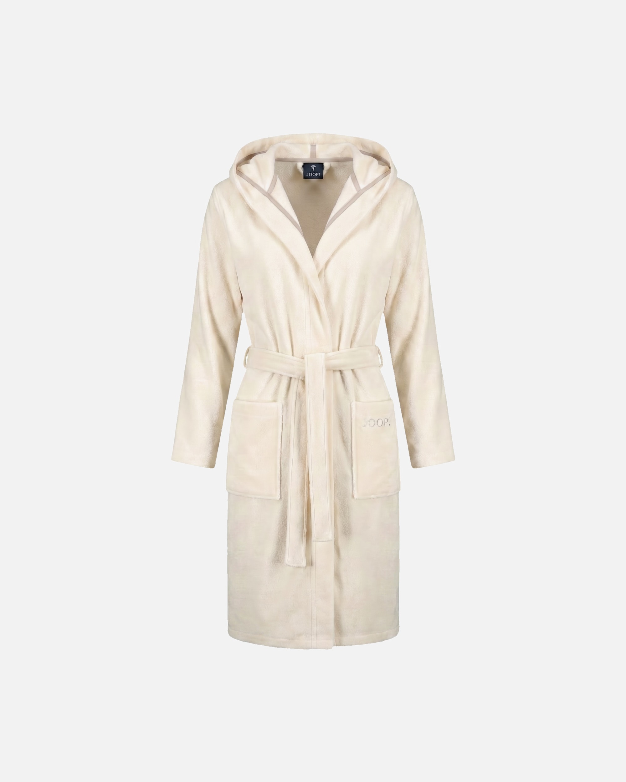 Bademantel für Unisex JOOP! JOOP! Bademäntel Damen Kapuze 1667 Natur - 37 L