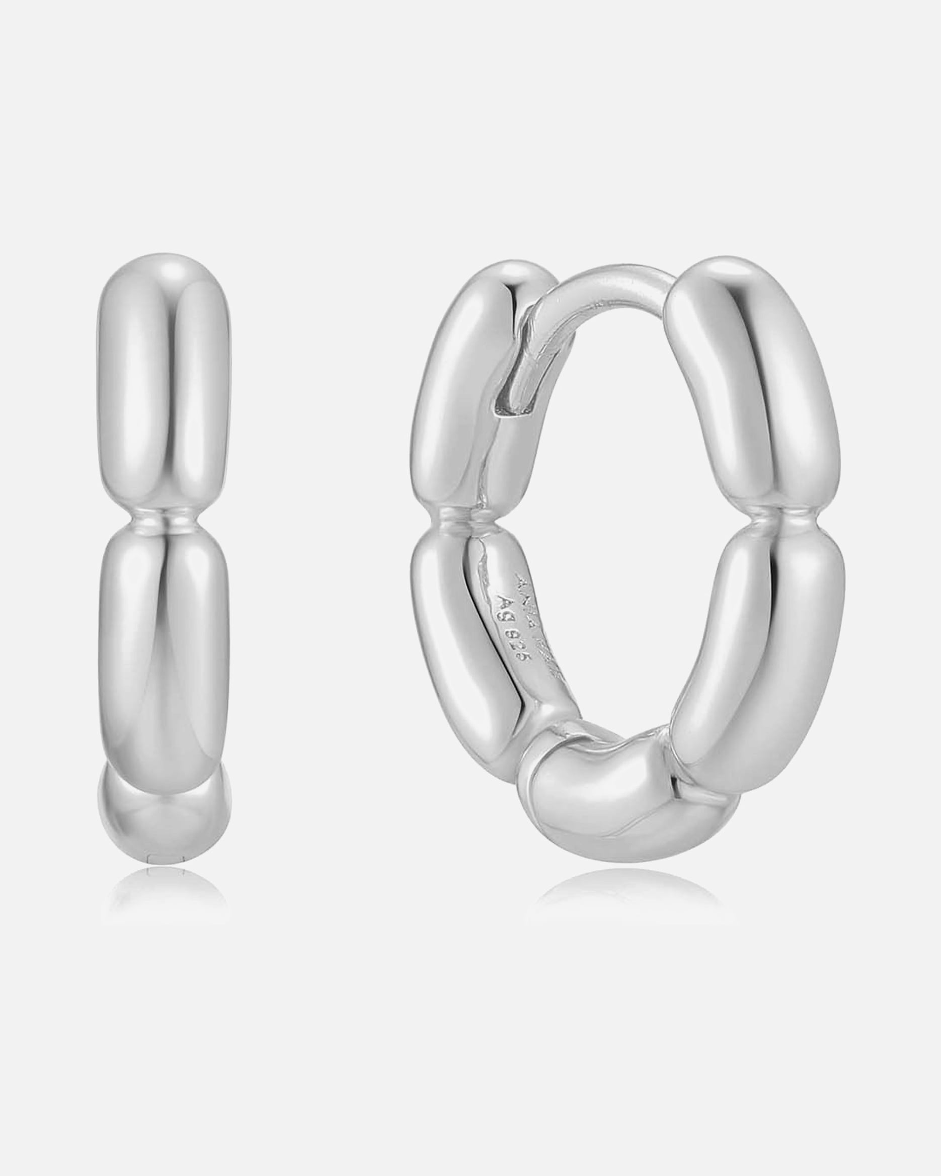 Ohrringe für Weiblich Ania Haie Creolen 925er Silber silber