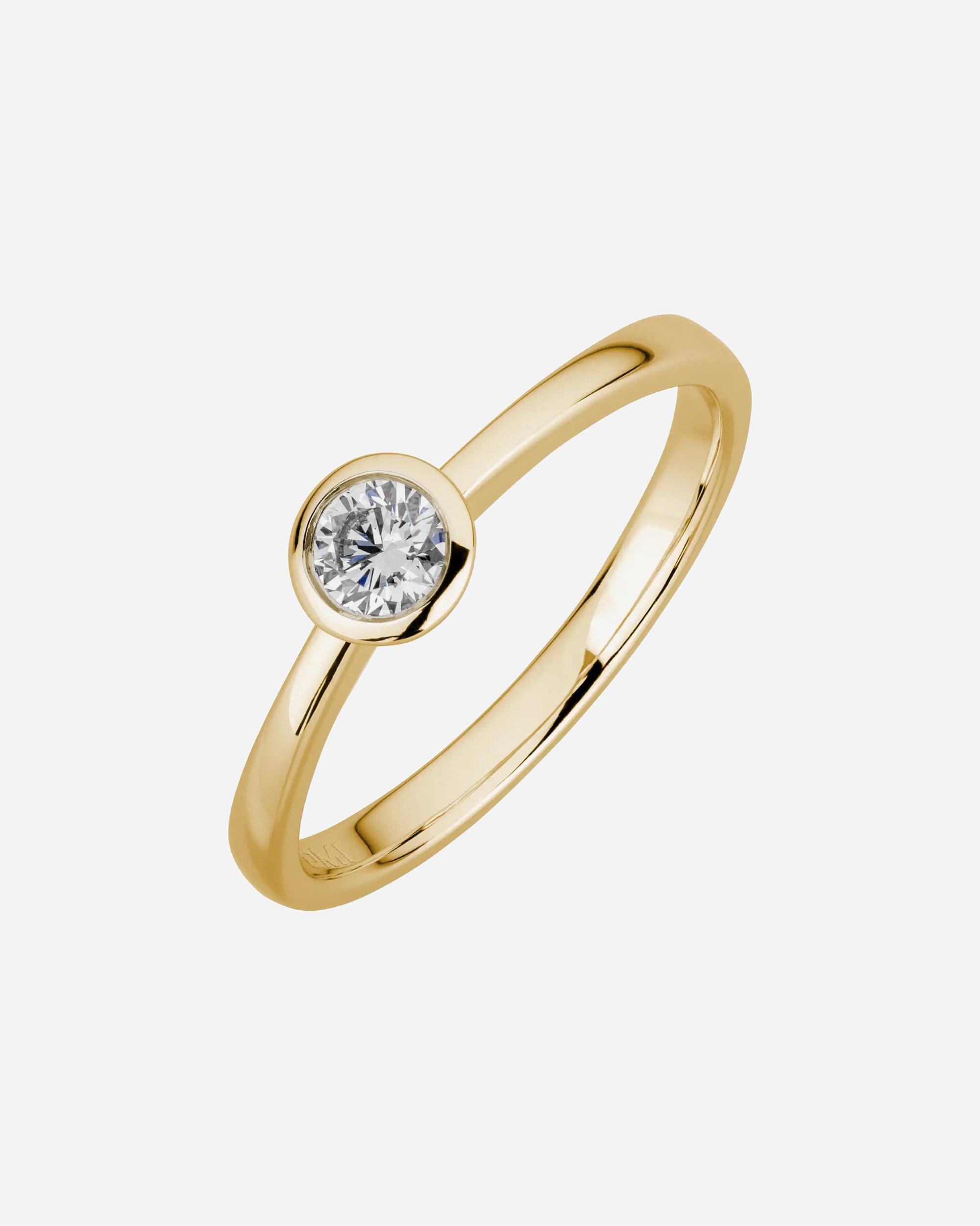 Ring für Weiblich Lyomi Default Brand Line Ring 585/- Gold Diamant Lab Grown weiß 0,20ct. 058 (18,5)