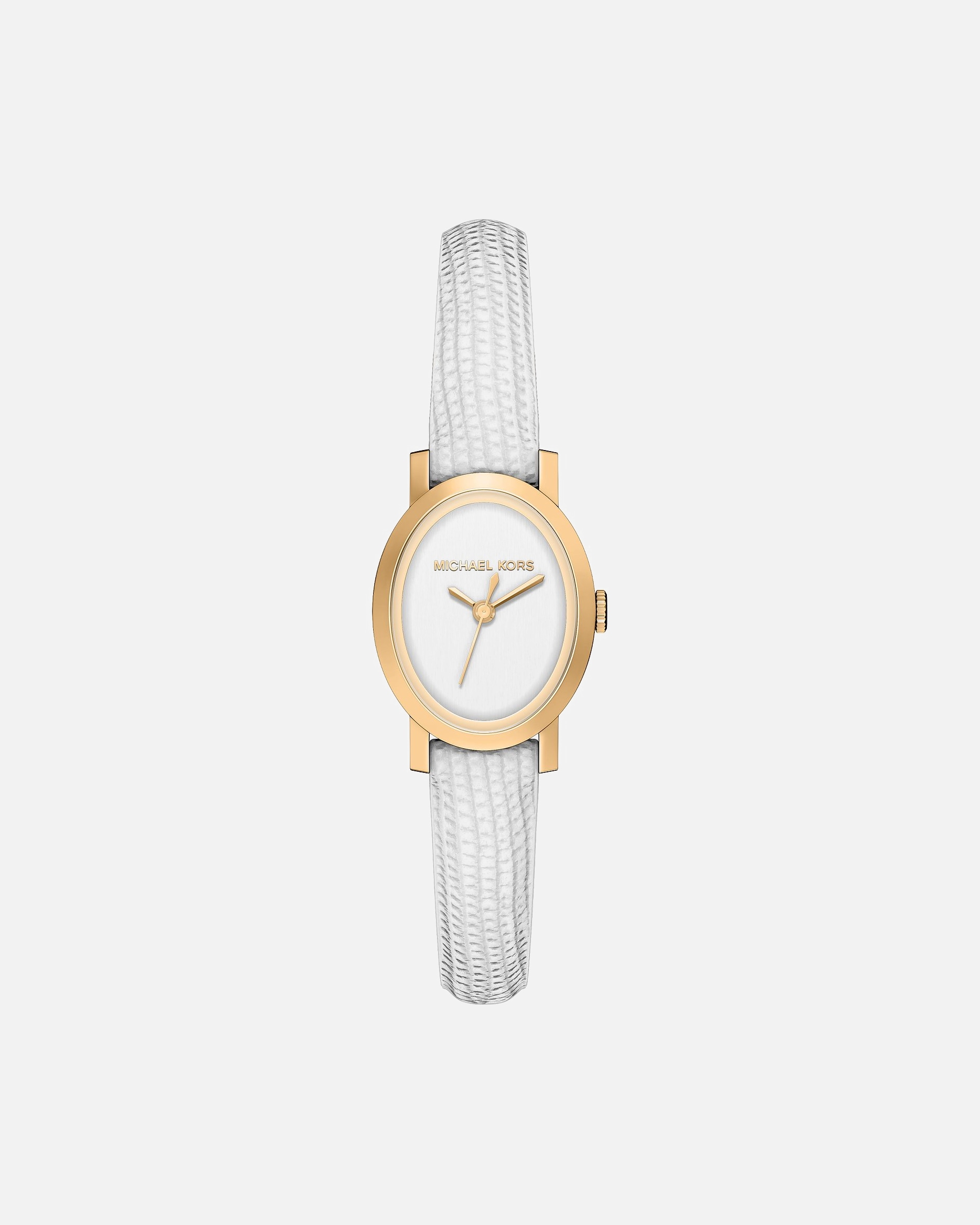 Uhr für Weiblich Michael Kors Damenuhr Edelstahl weiß