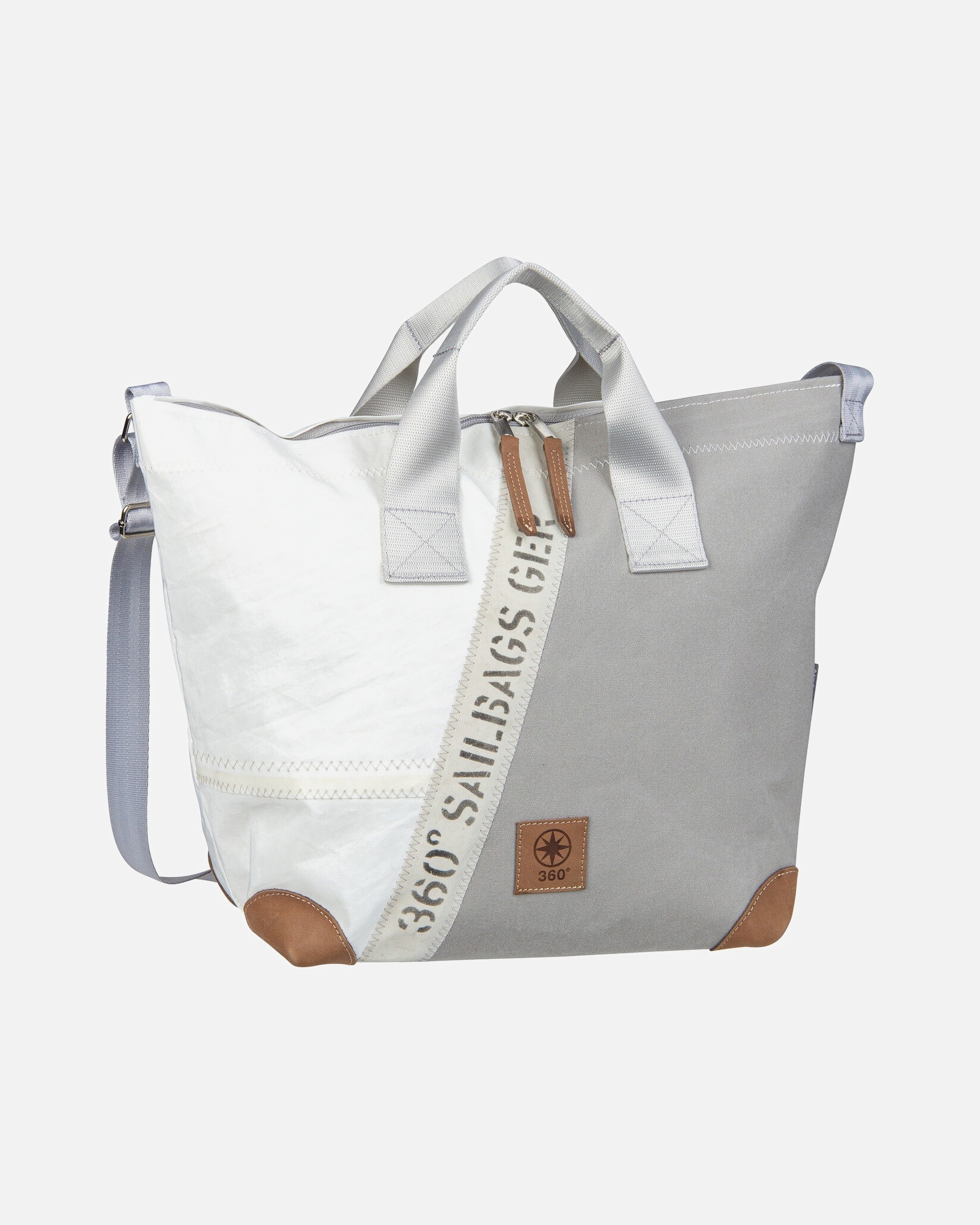 Rucksack für Unisex 360Grad Bodybag Suutje Stencil-Weiß/Grau