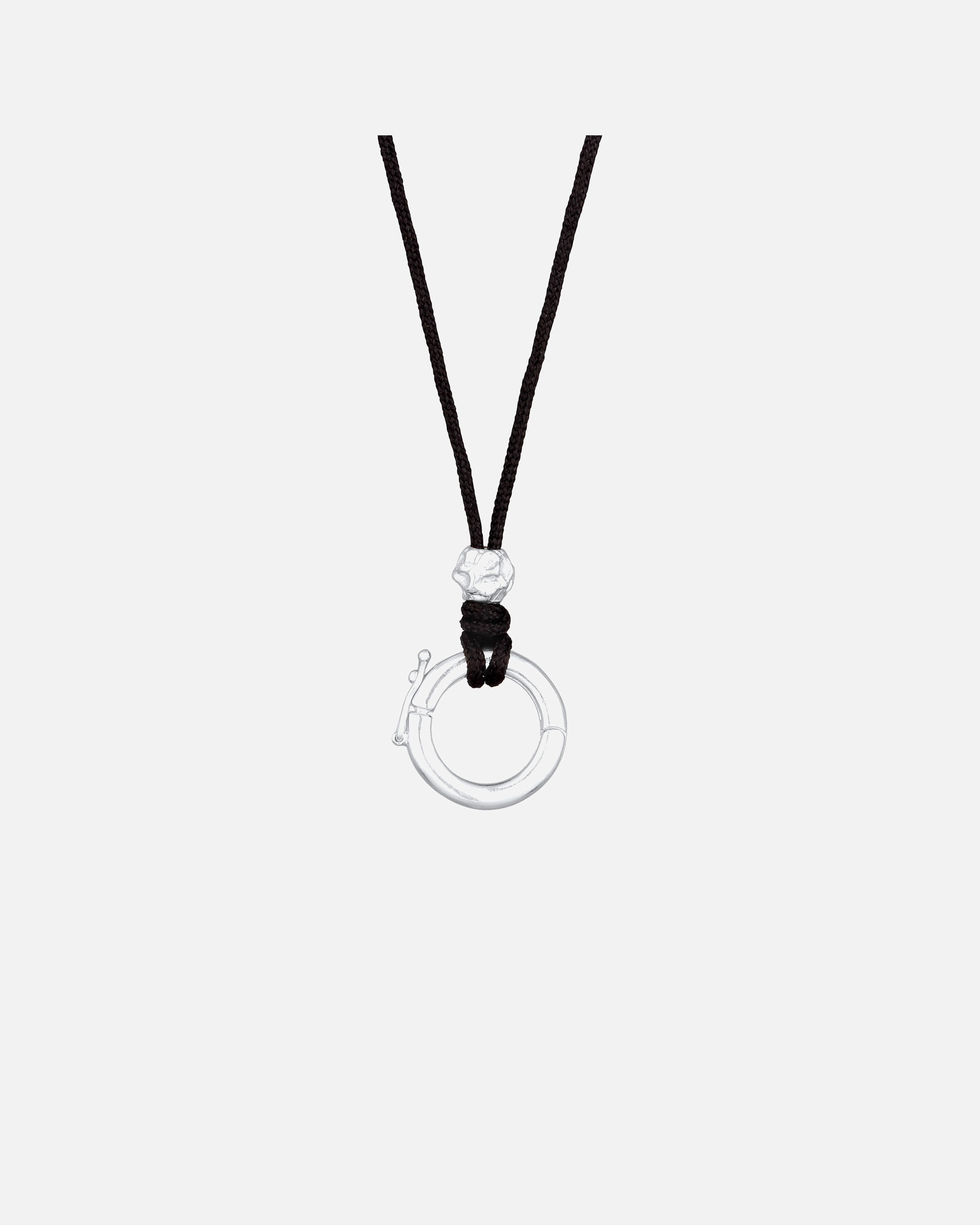 Halskette für Männlich KUZZOI Nylon Charmträger 925 Sterling Silber 70