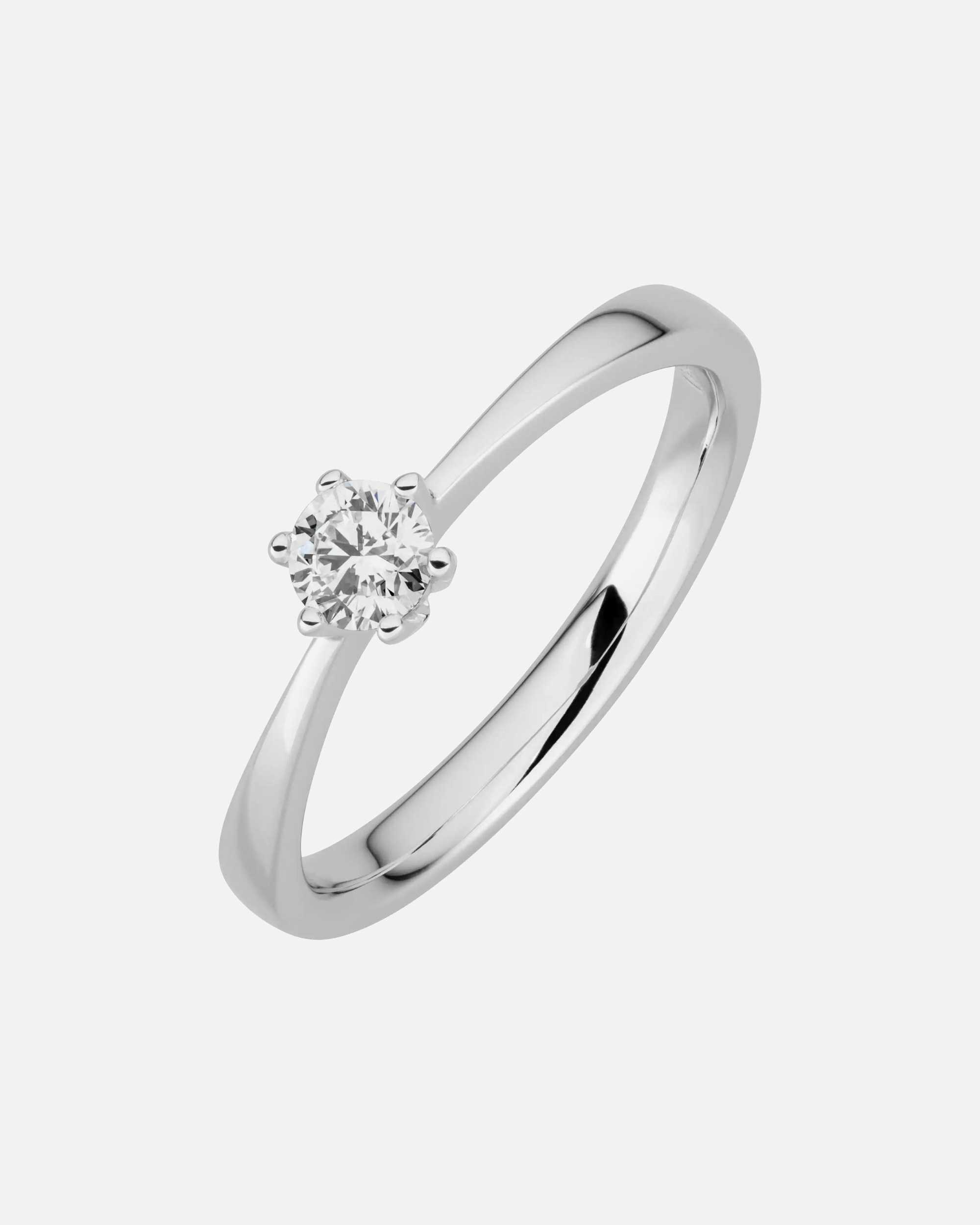 Ring für Weiblich Lyomi Default Brand Line Ring 585/- Gold Diamant Lab Grown weiß 0,25ct. 054 (17,2)