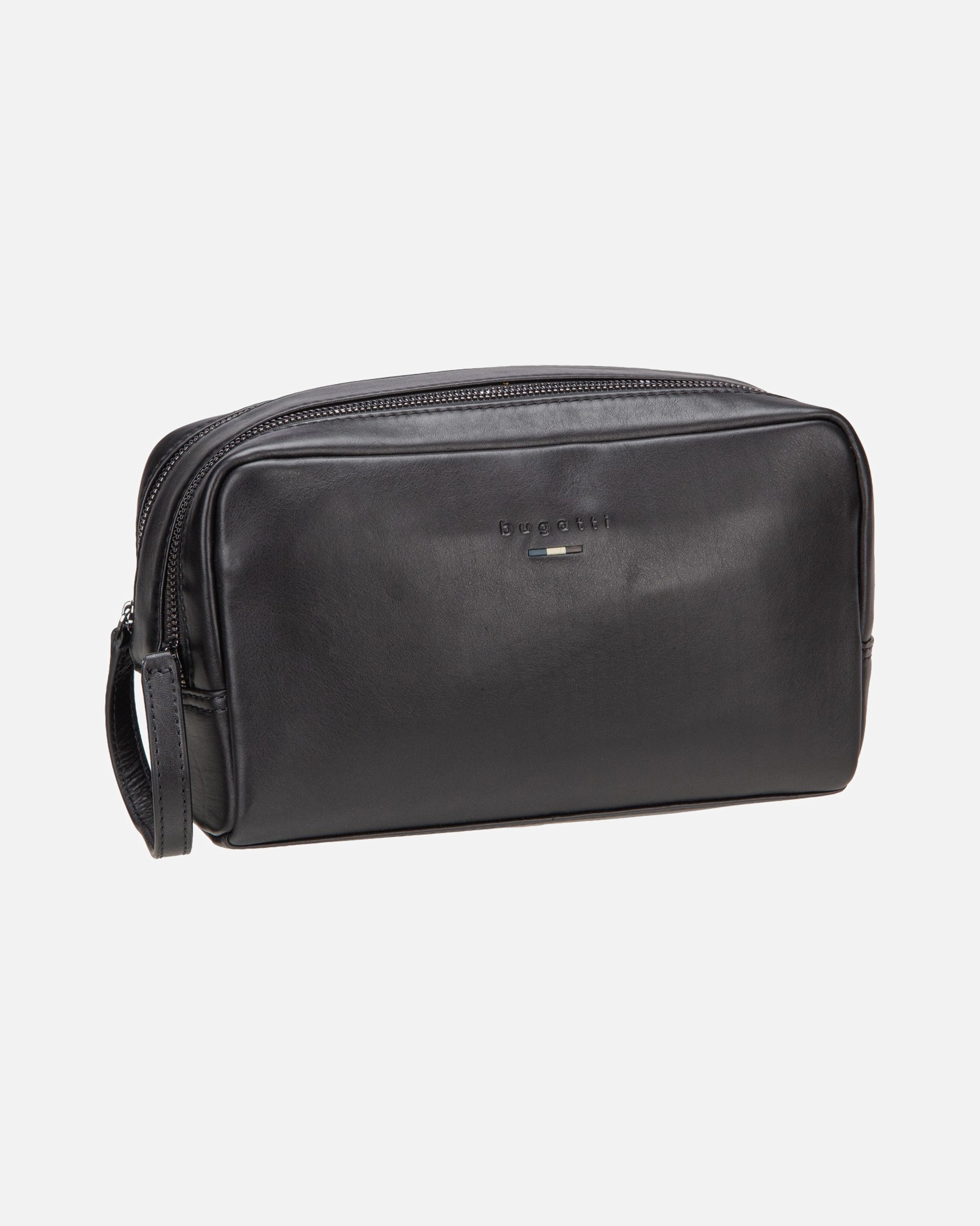 Kulturtasche für Männlich Bugatti Romeo Kulturbeutel schwarz